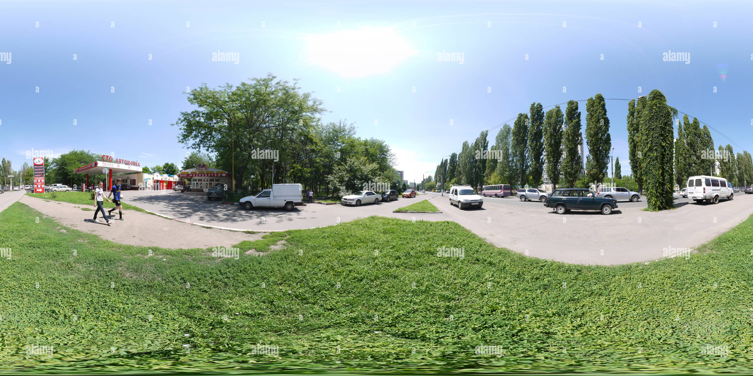 360° view of Odessa car wash road Alamy