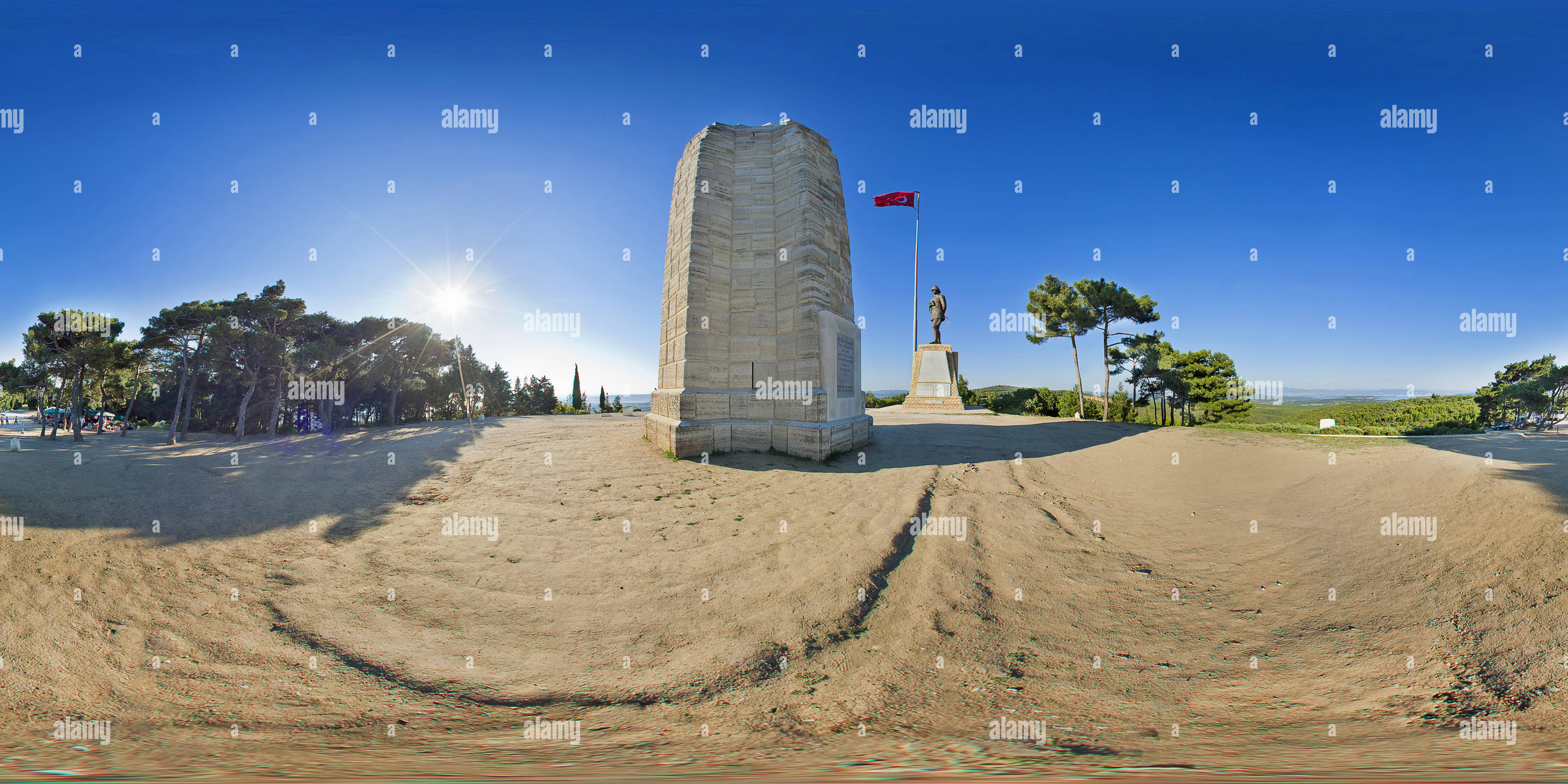 360° view of New Zelland Sculpture Alamy