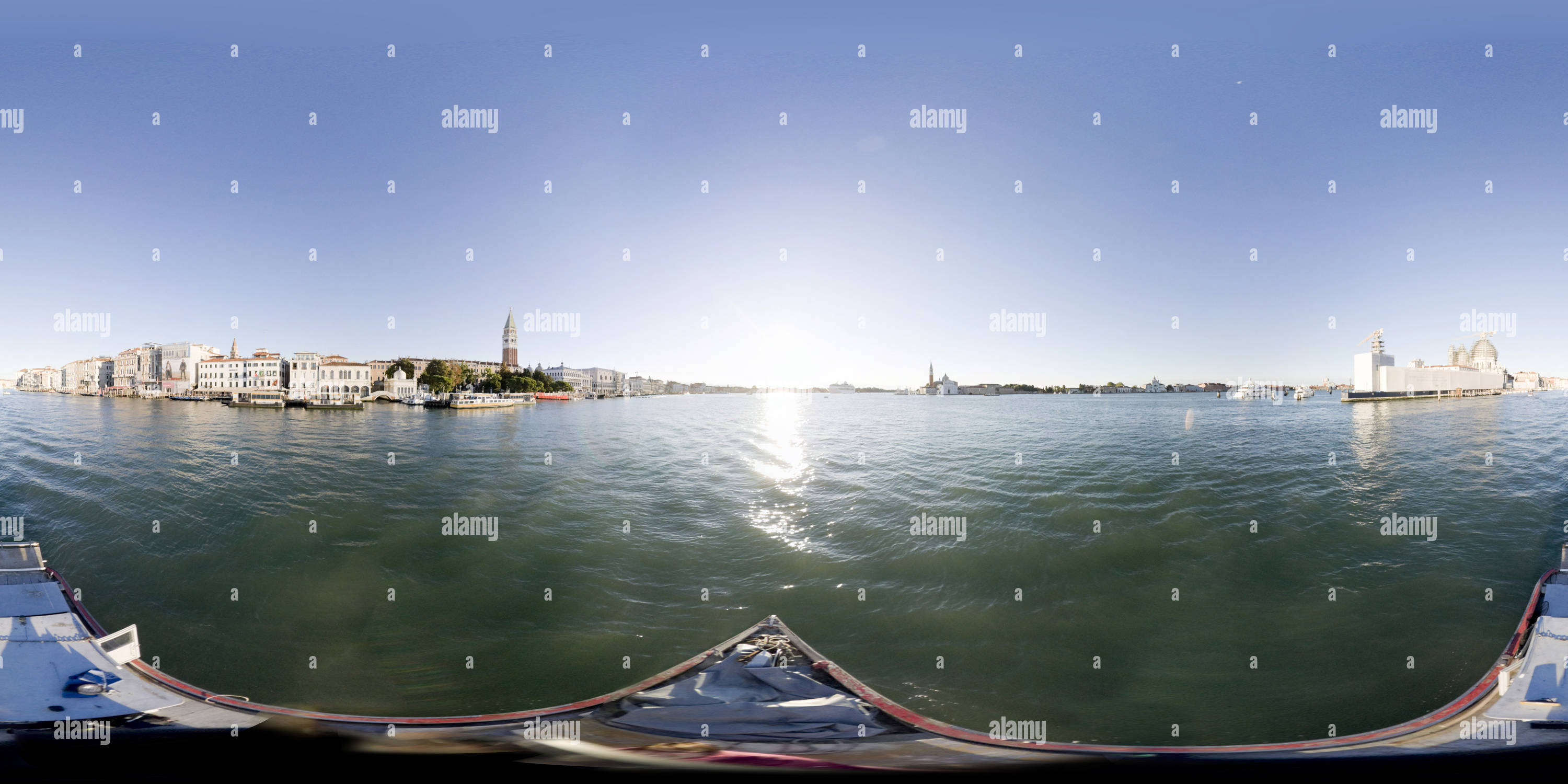 360 degree panoramic view of Canal Grande 158