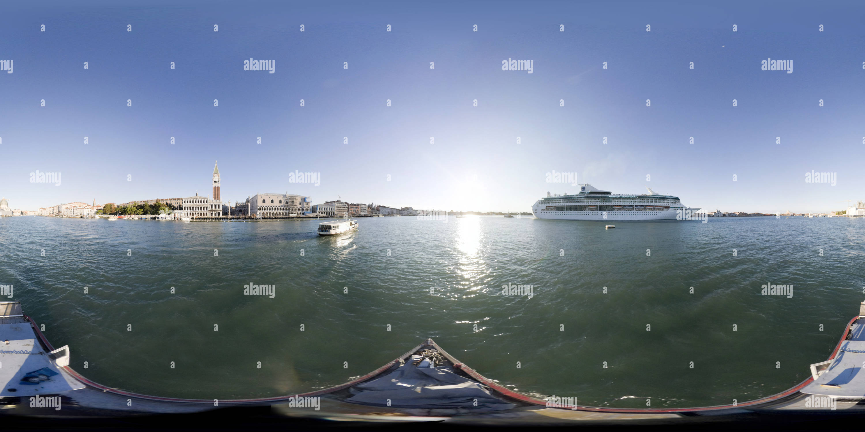 360 degree panoramic view of Canal Grande 169