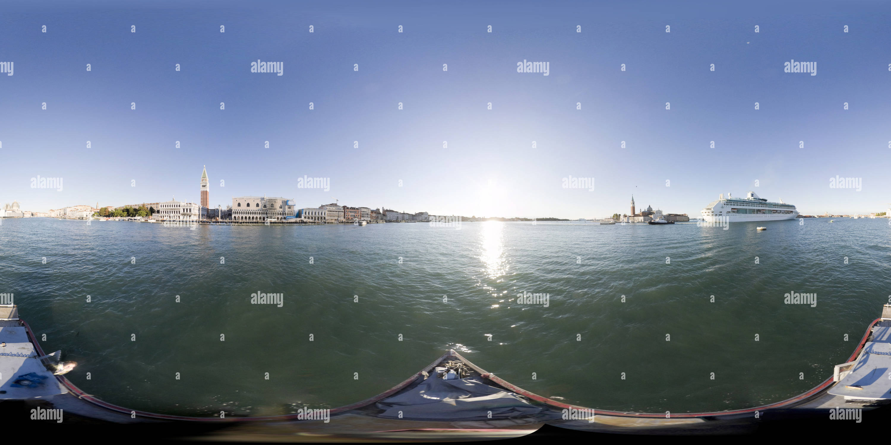 360 degree panoramic view of Canal Grande 171