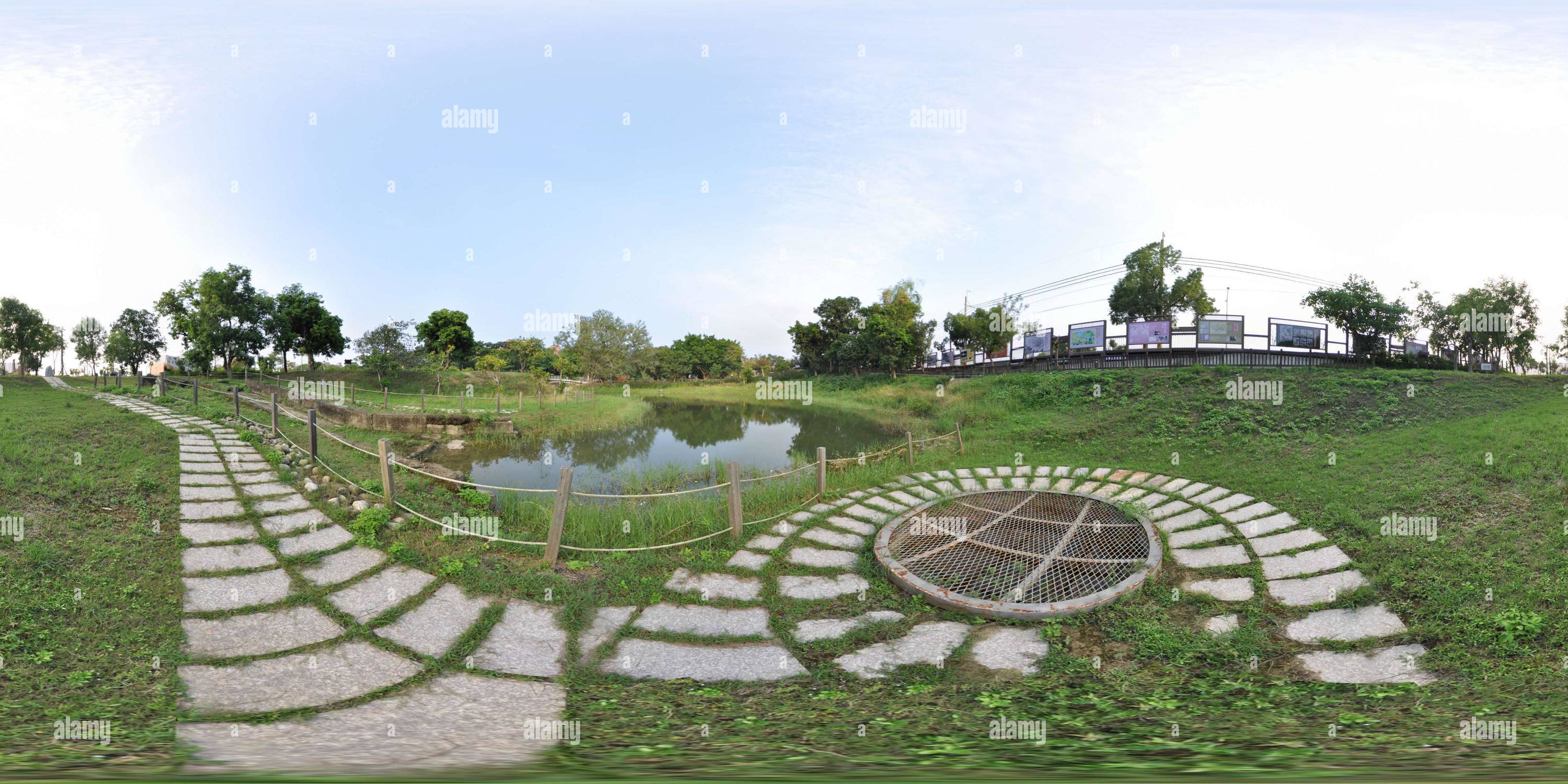 360 degree panoramic view of Madou Ancient Port Cultural Park