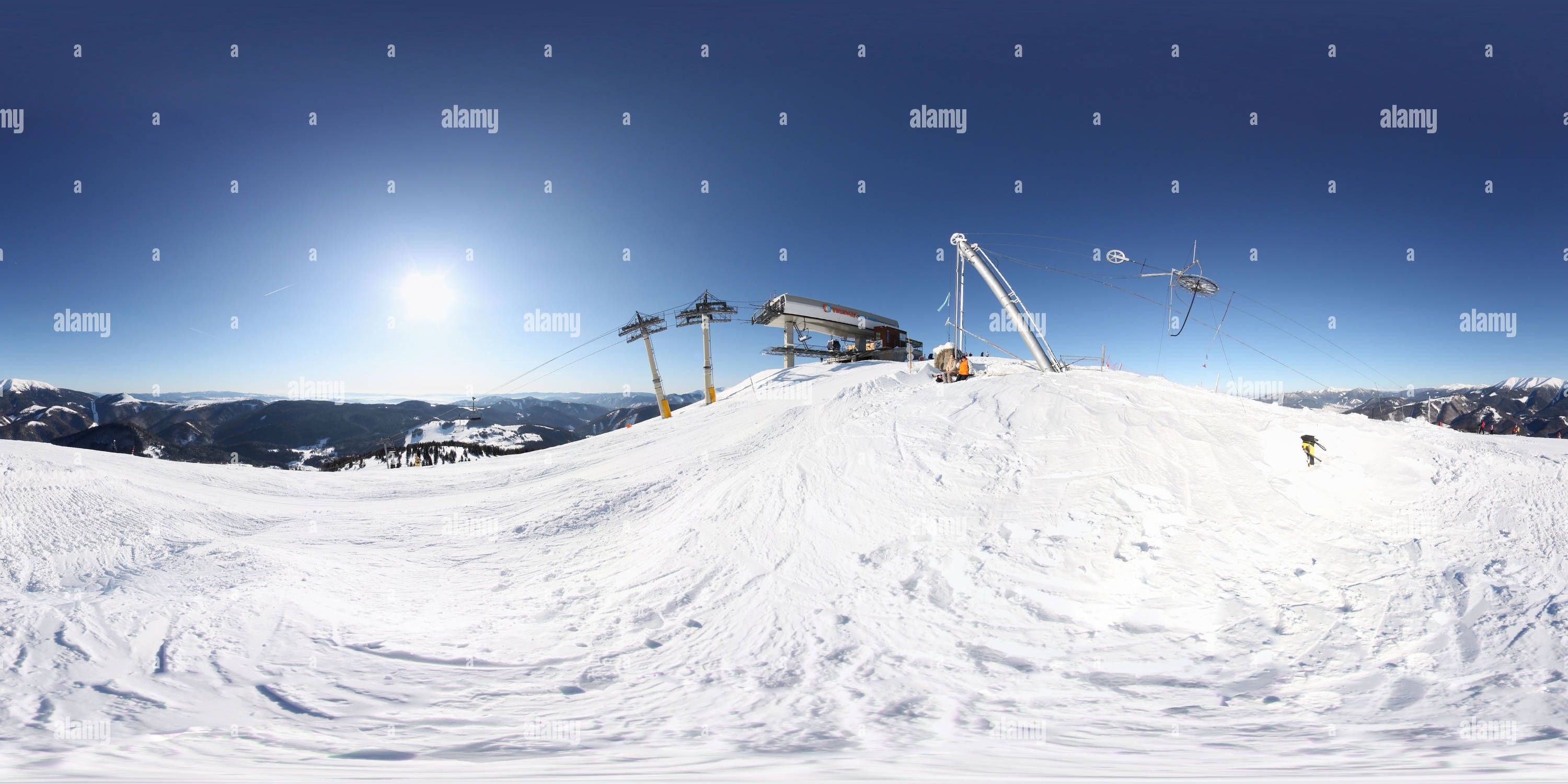 360° view of The hill of Zvolen Alamy