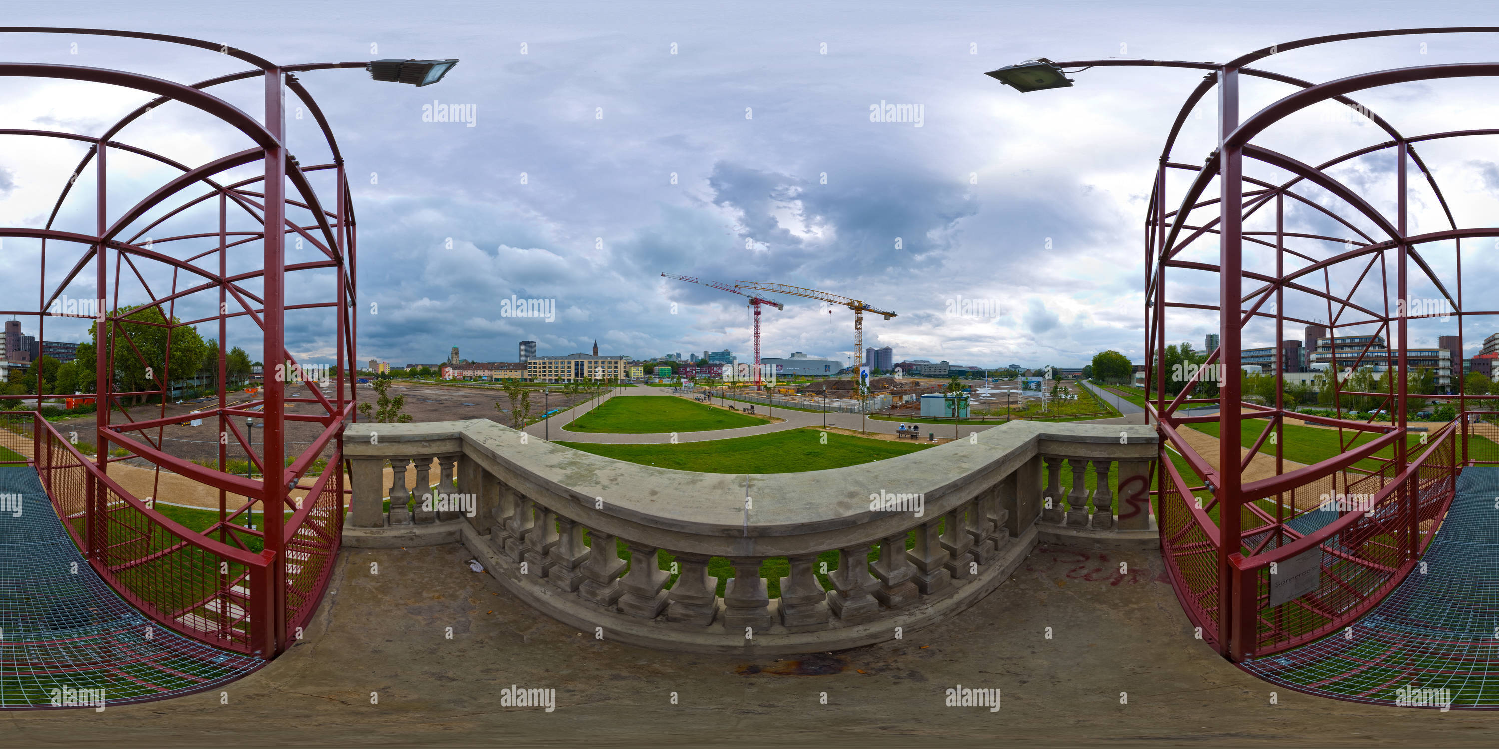 360 degree panoramic view of Essen Nordstadt