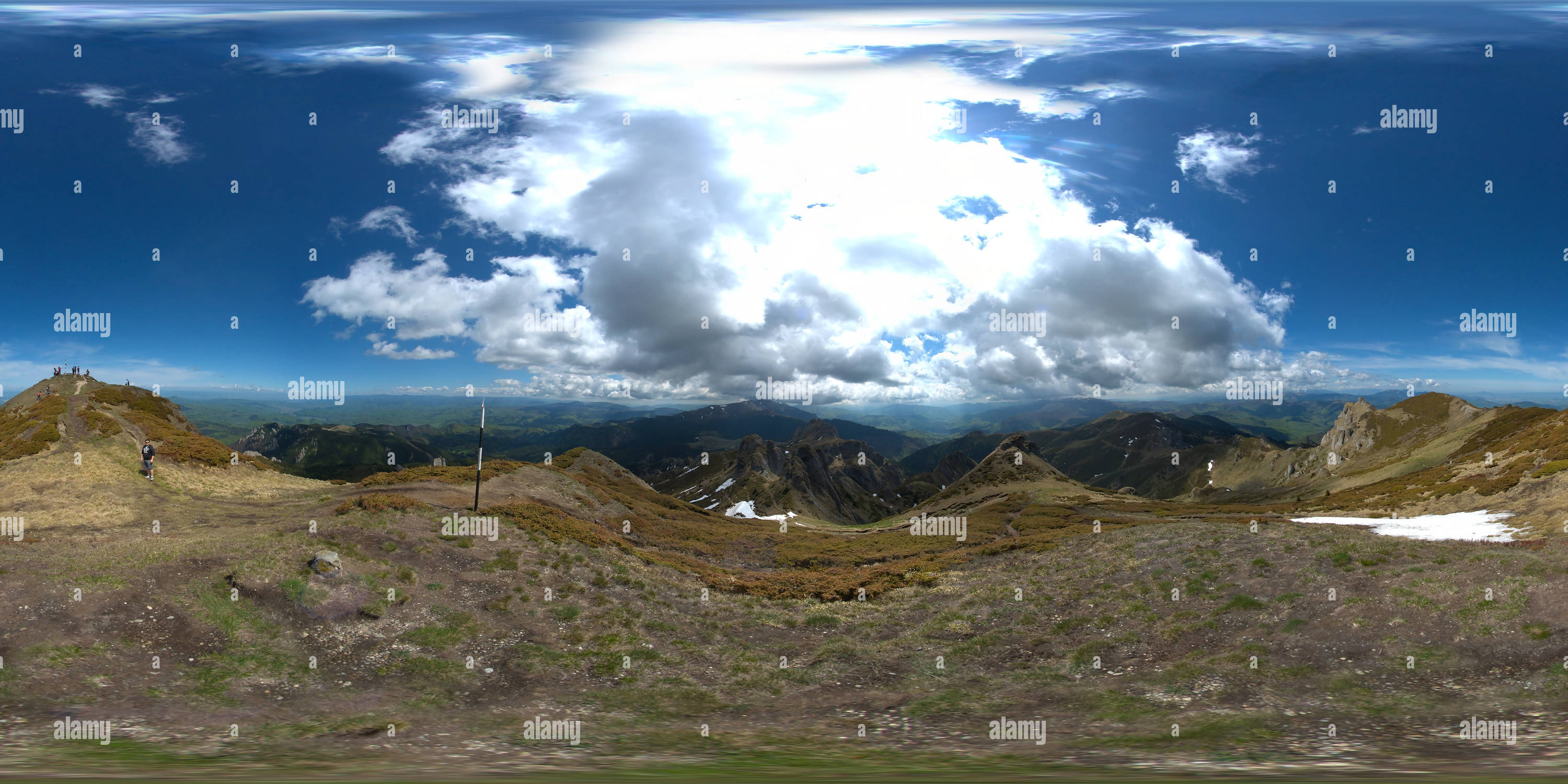 360 degree panoramic view of Close to Ciucas Peak