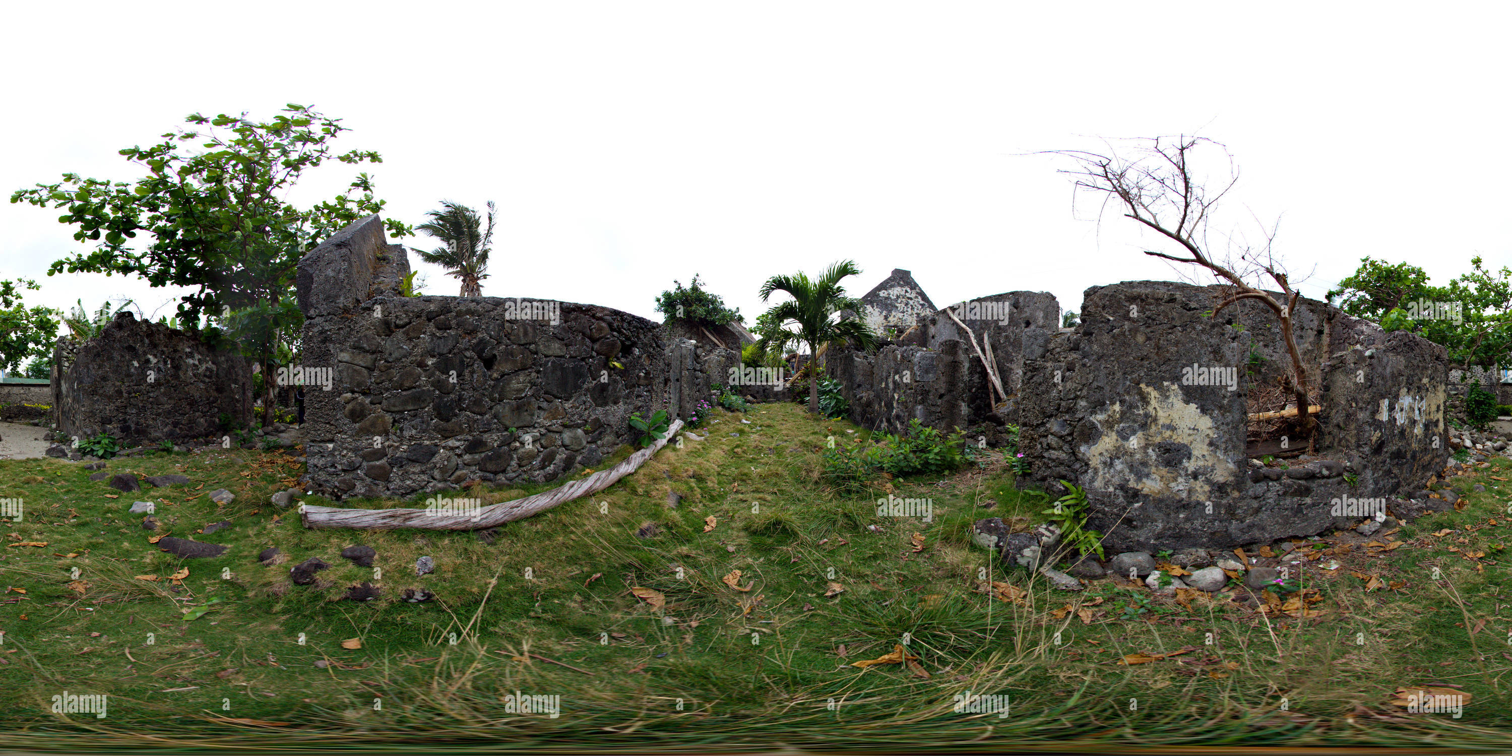 360 degree panoramic view of Remains of Ivatan houses