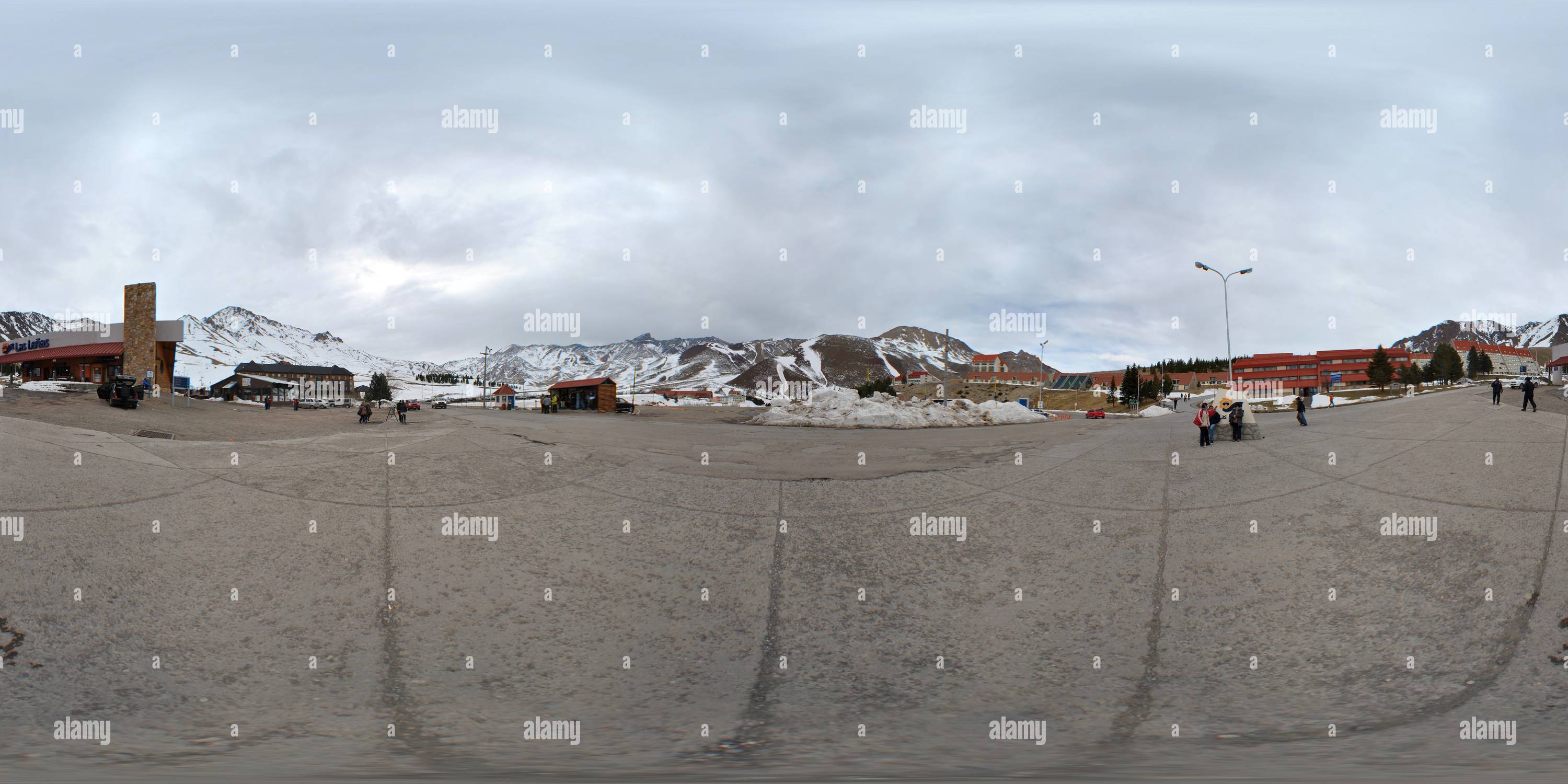 360 degree panoramic view of Las Leñas