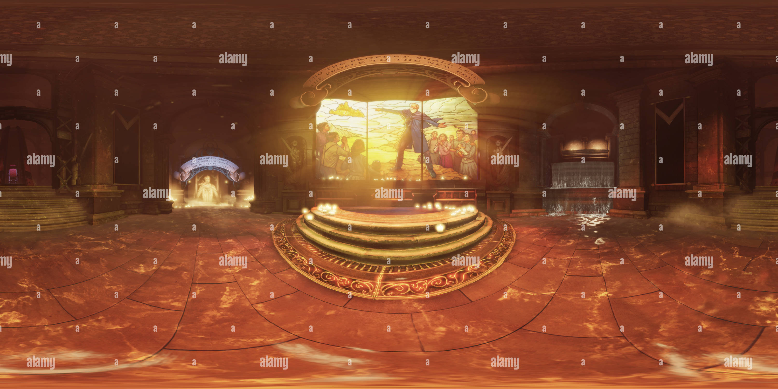 360 degree panoramic view of Welcome Center - BioShock Infinite