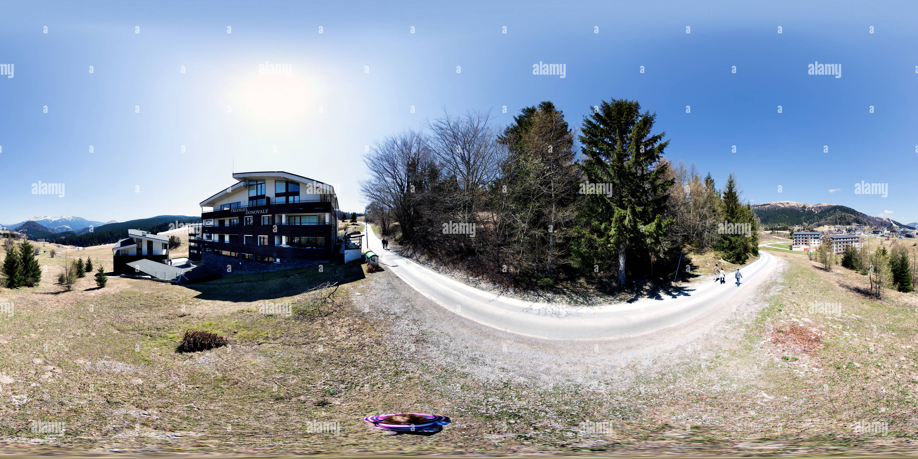 360 degree panoramic view of Donovaly