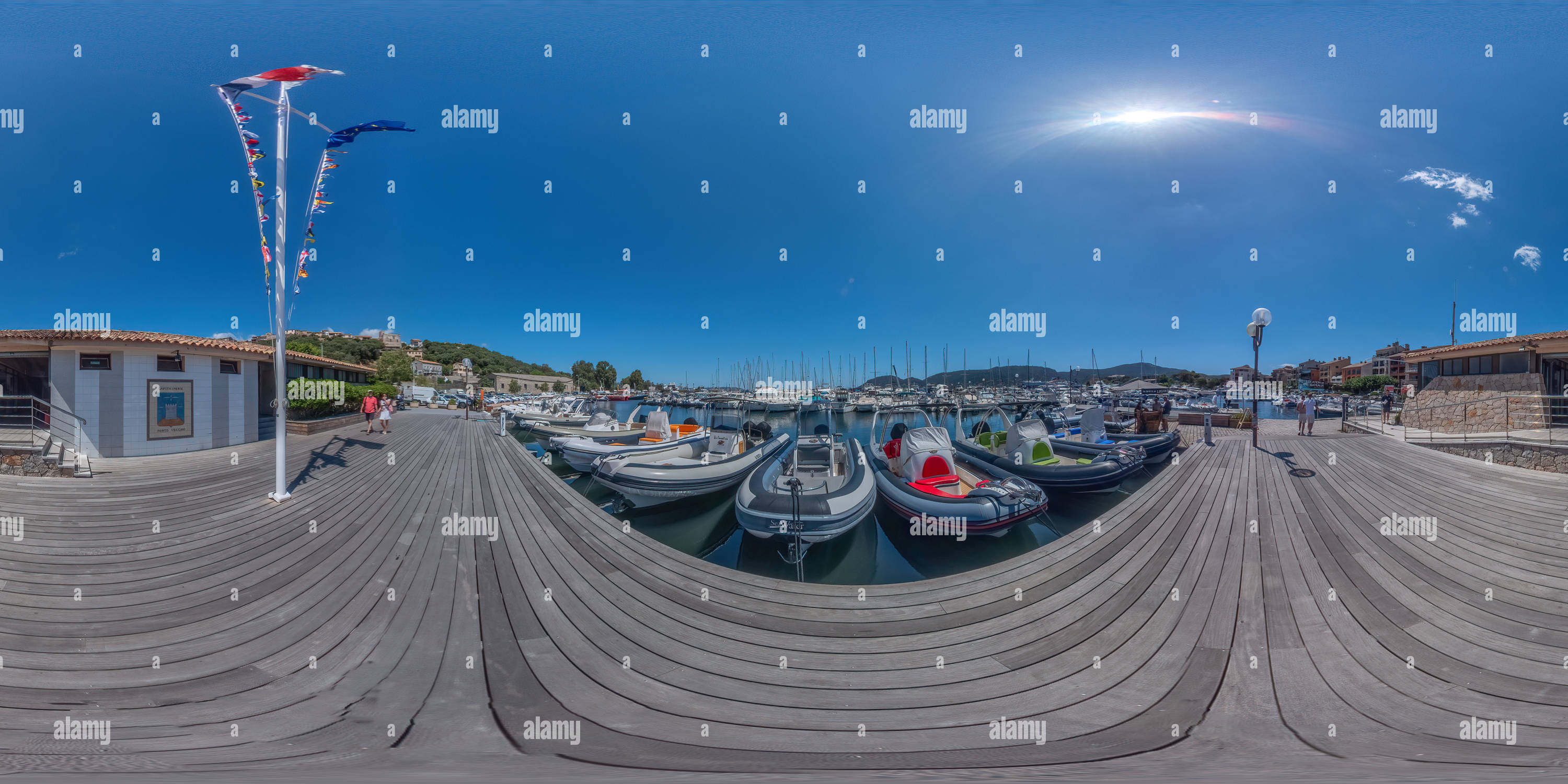 360° view of Harbour master's office Alamy