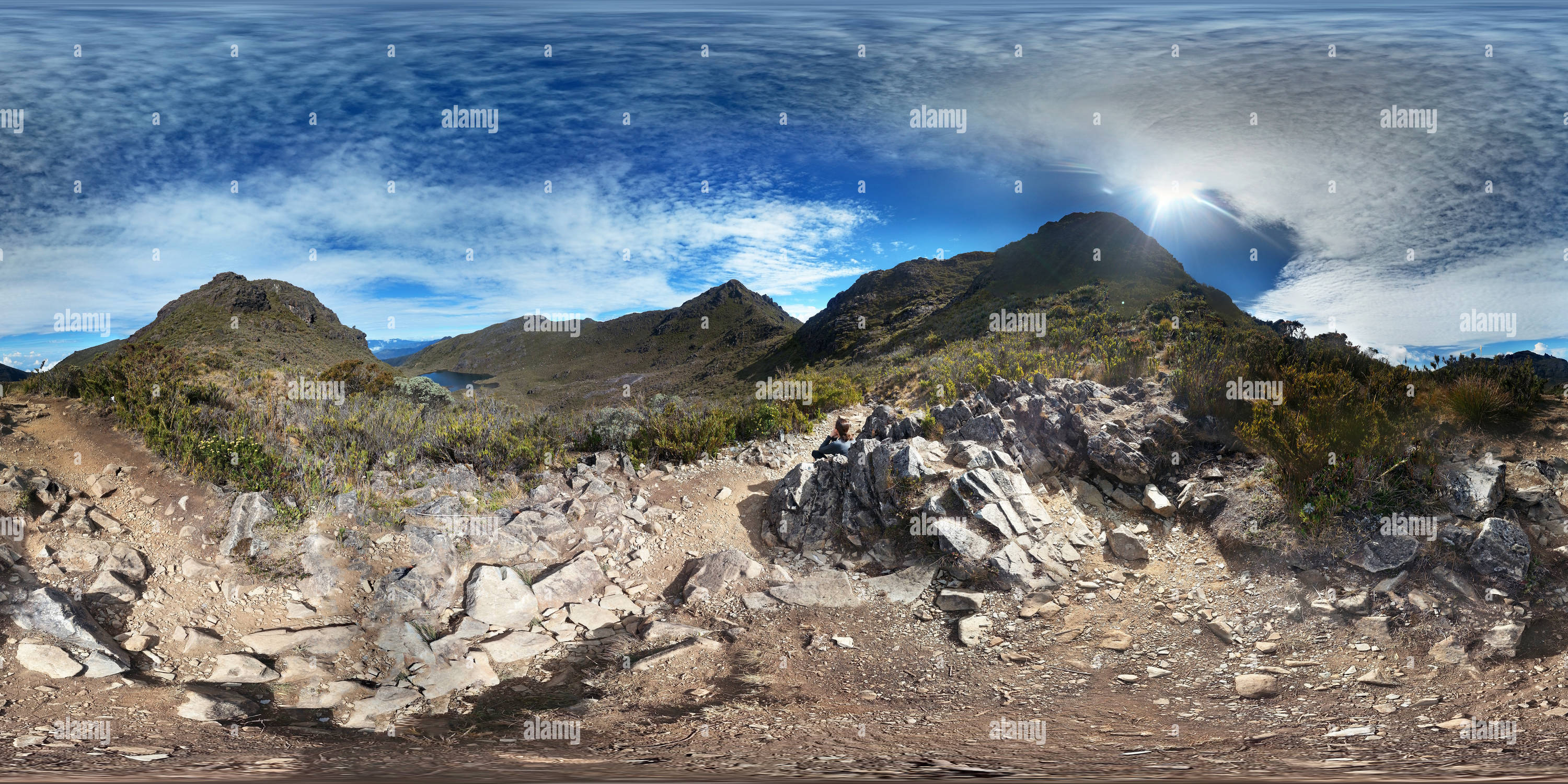 360° view of cerro chirripo - Alamy