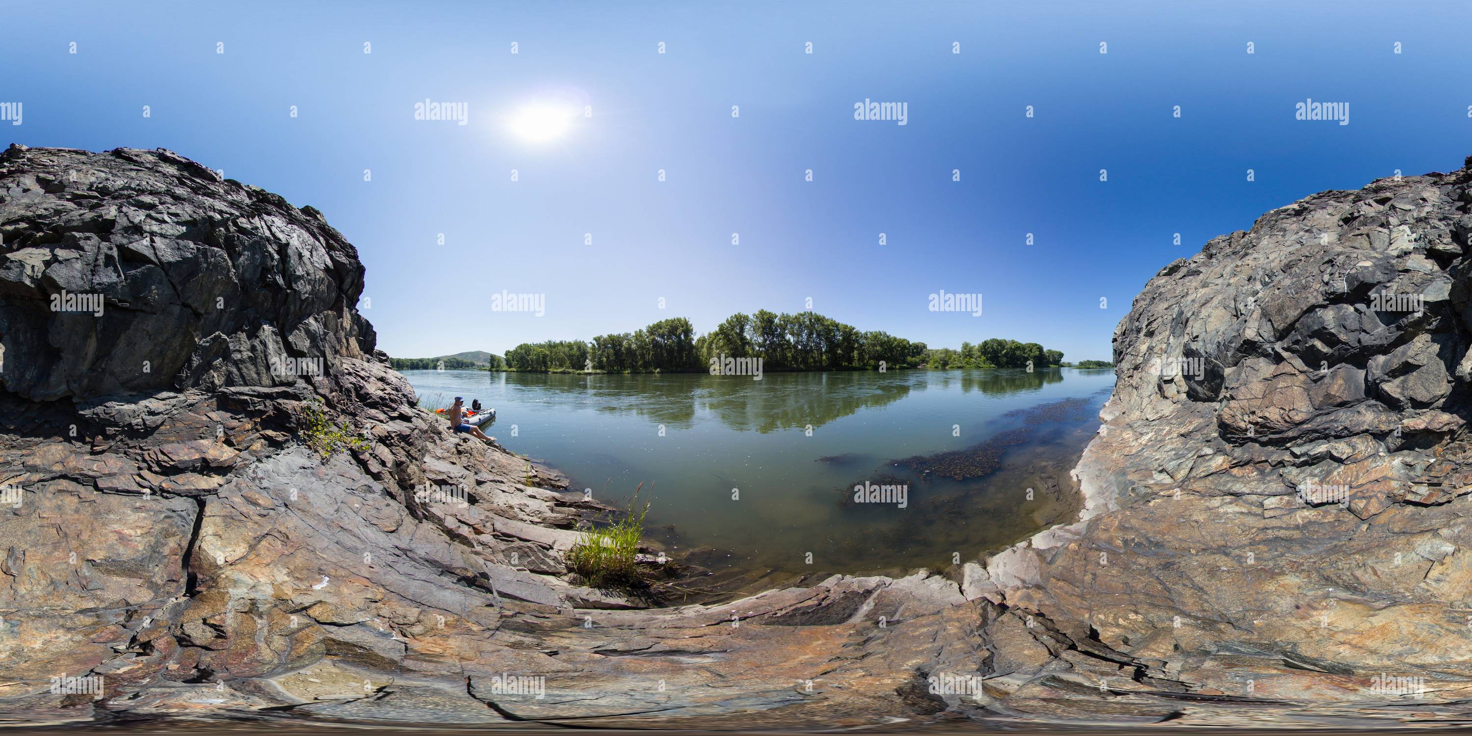 360 degree panoramic view of Берег Иртыша в районе с. Глубокое