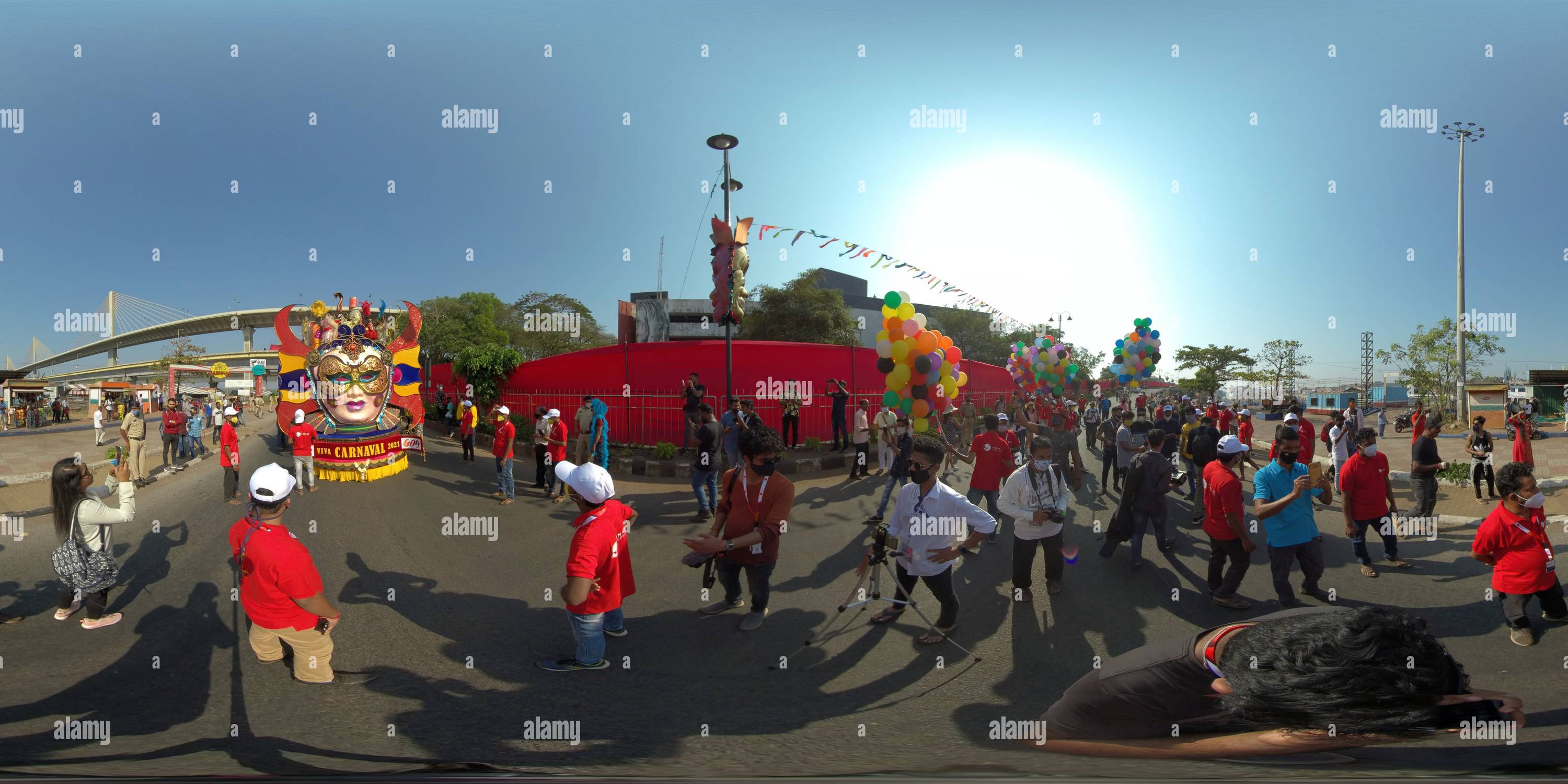 360 degree panoramic view of Viva Carnival 2021