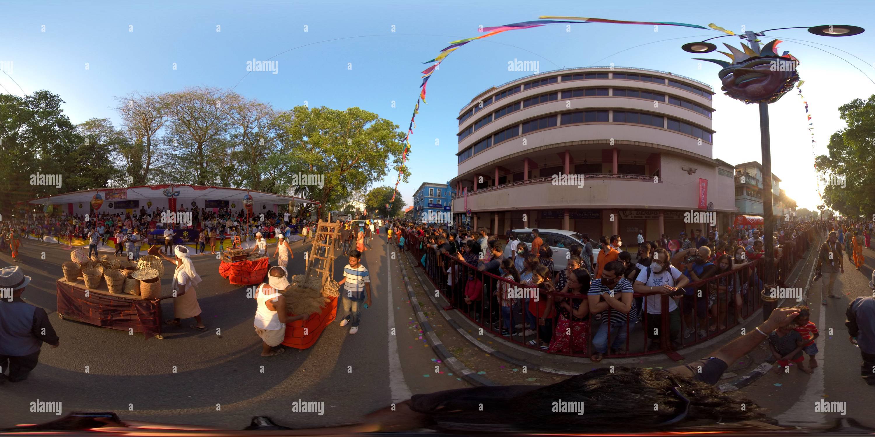 360° view of Viva Carnival 2021 Alamy