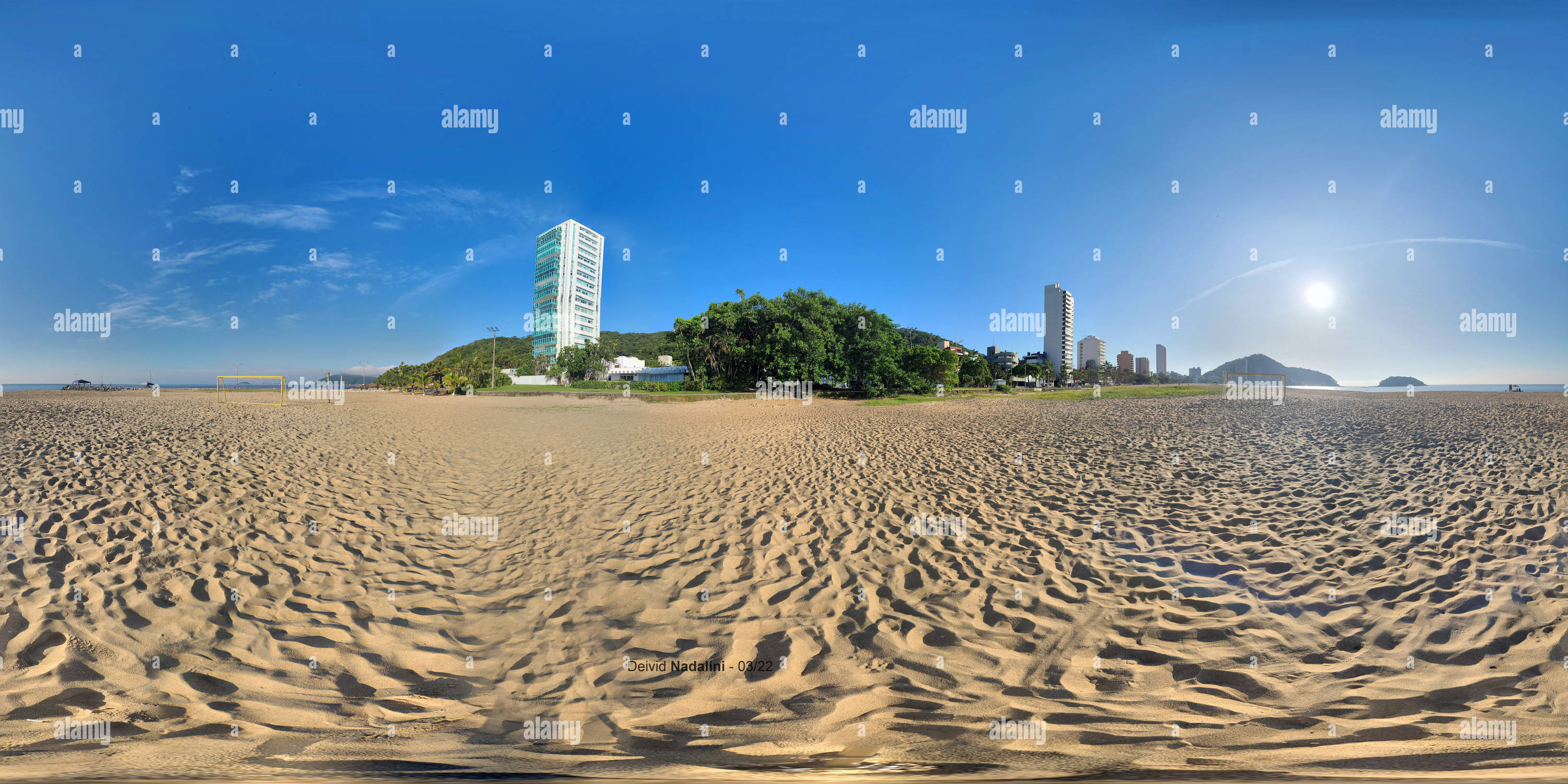 360 degree panoramic view of Caiobá Beach