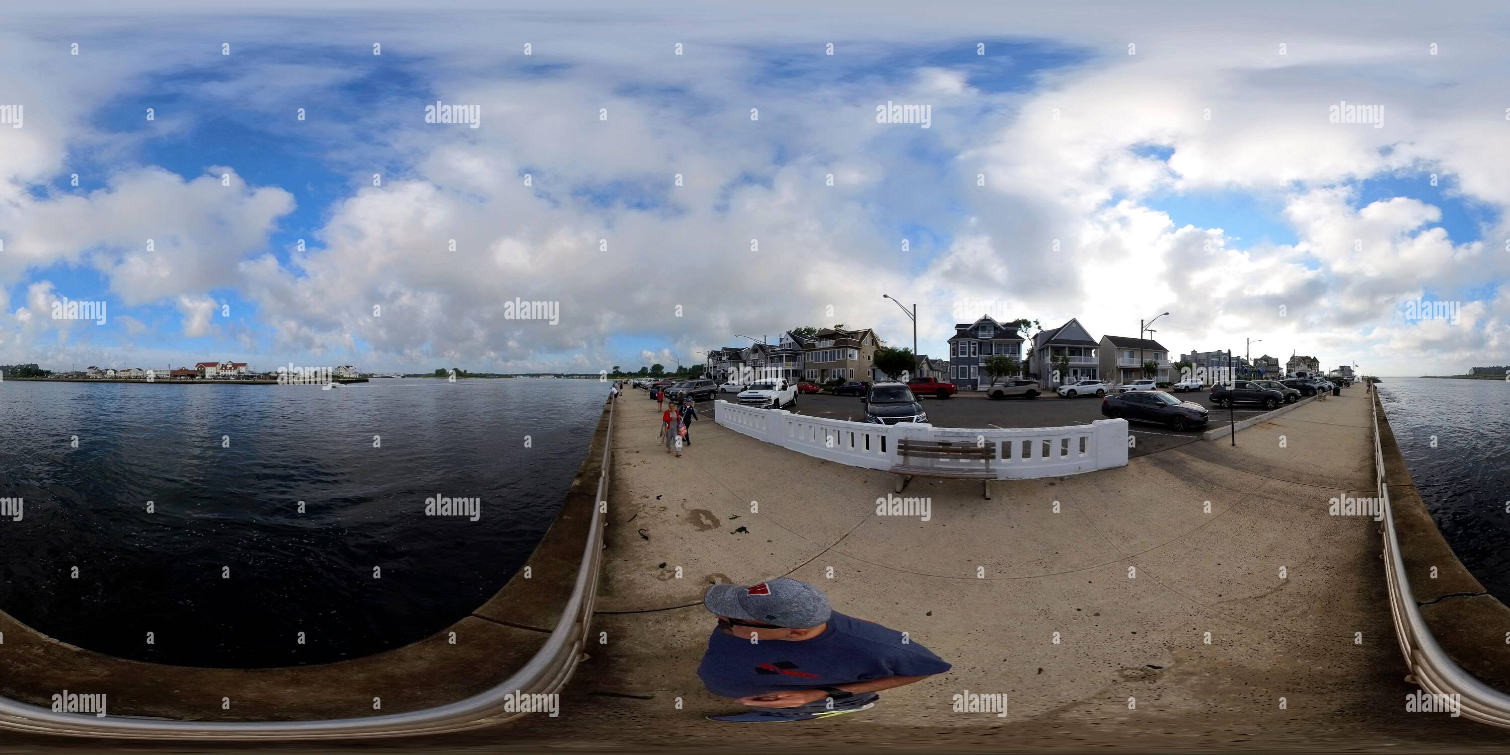 360 degree panoramic view of Pier on the Manasquan River, Manasquan, NJ