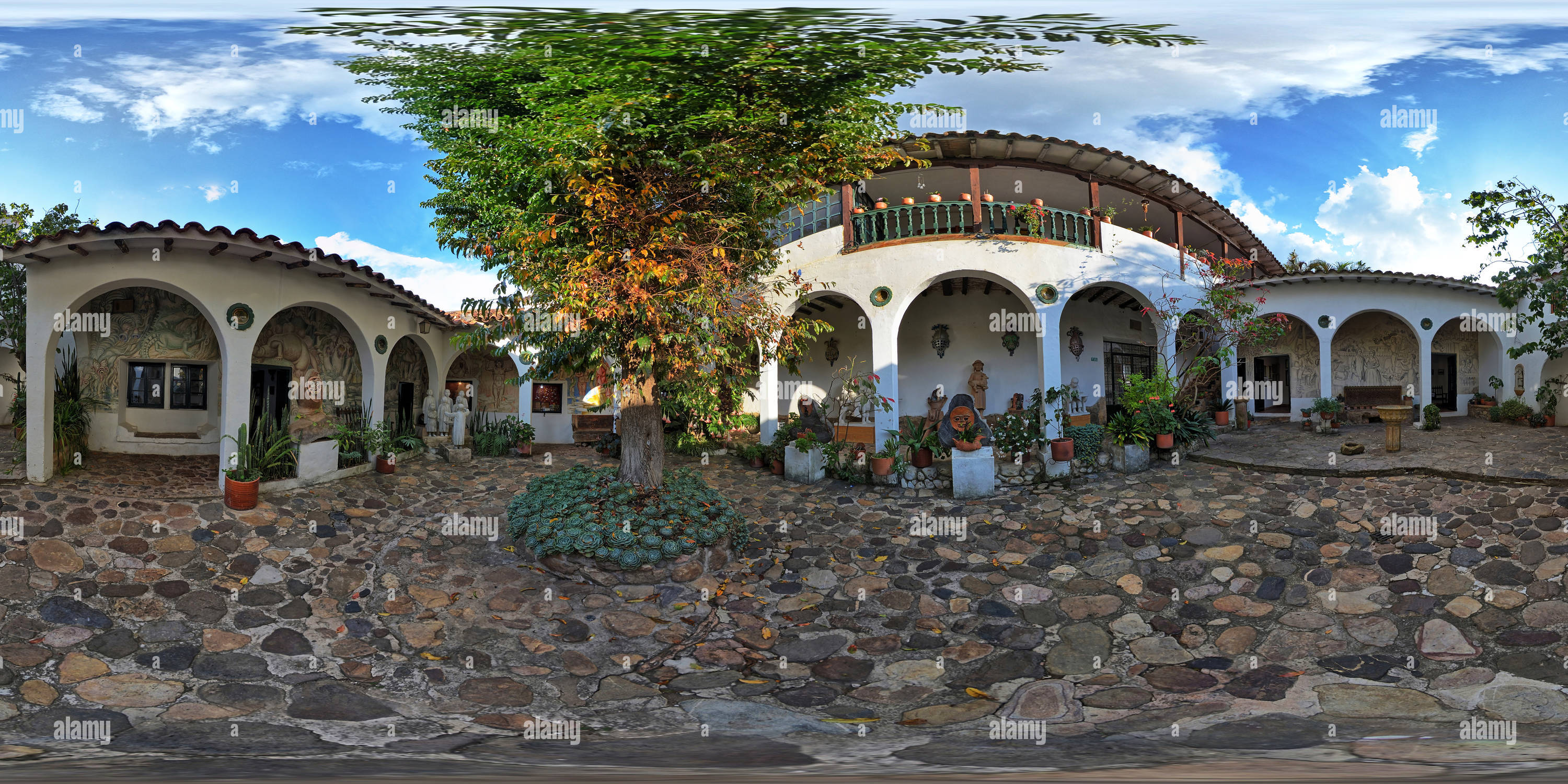 360° view of Luis Alberto Acuna Museum, The Patio, Villa de Leyva