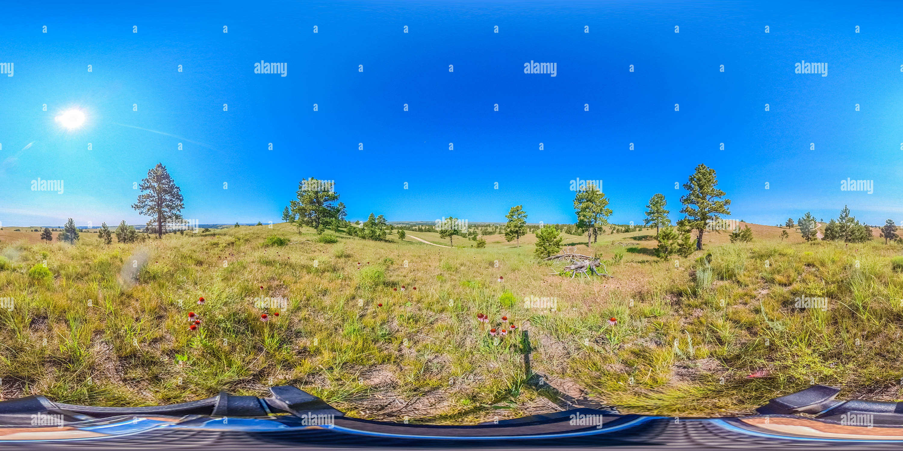 360° view of Along the Manderson Road, Pine Ridge Reservation, near