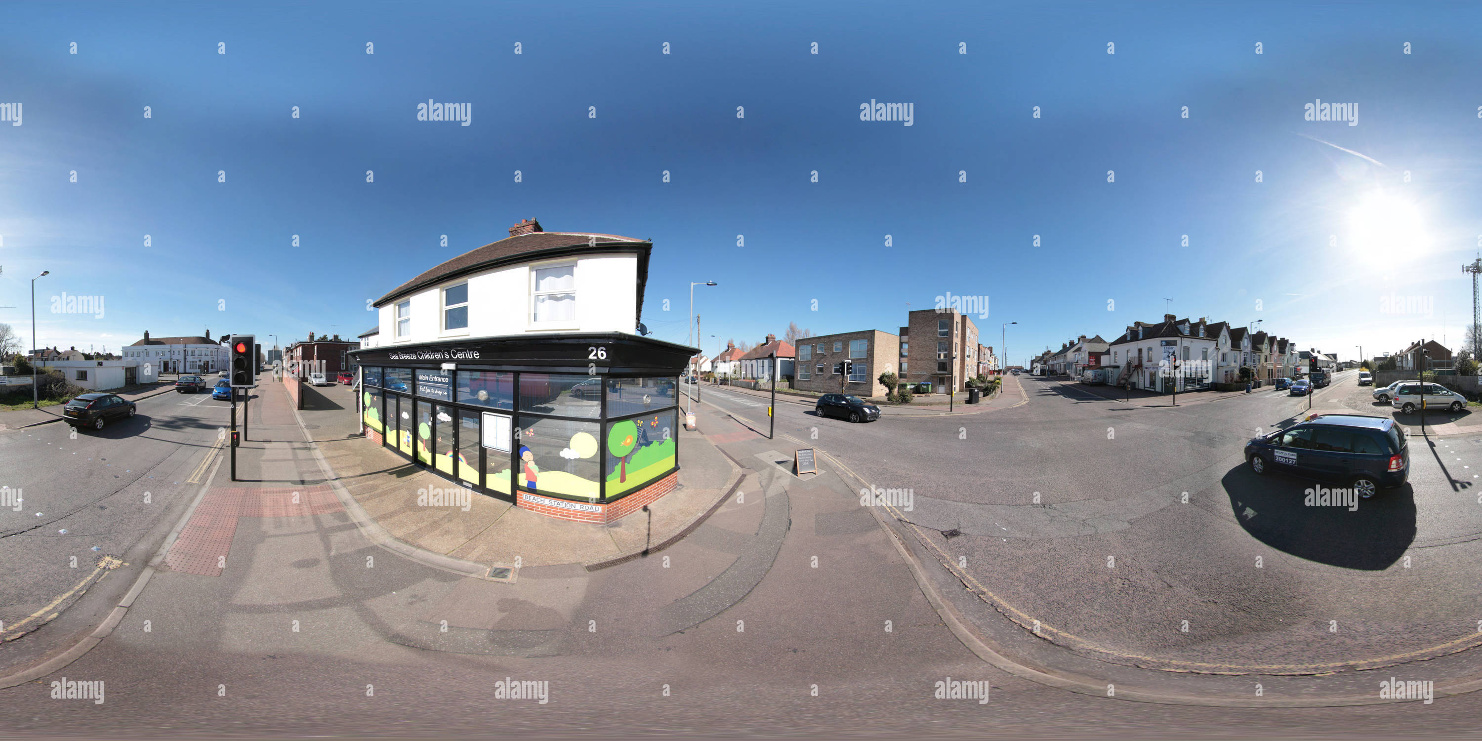 360° view of felixstowe by the sea Alamy