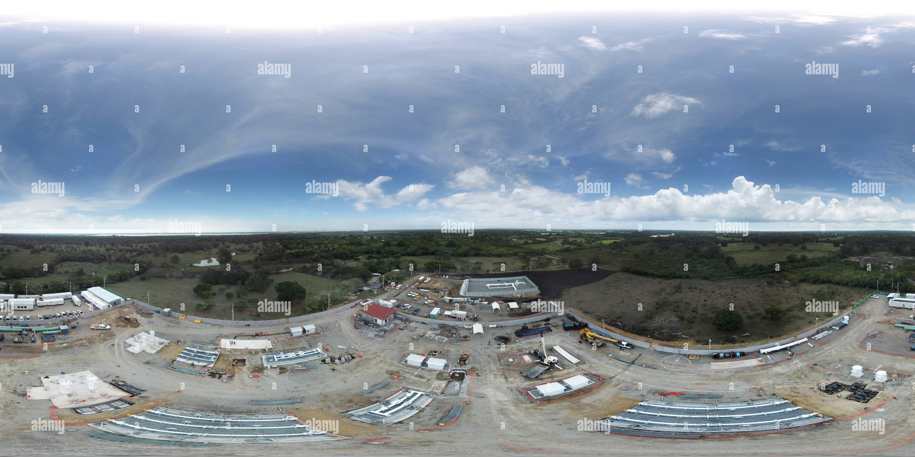 360° view of EMRyC Montegrande (SDTT Gas Pipeline Project - Alamy