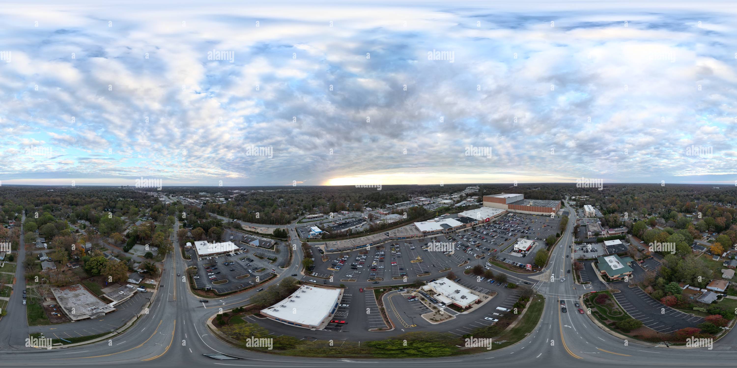 360 degree panoramic view of Above Lawndale Drive in the Fall
