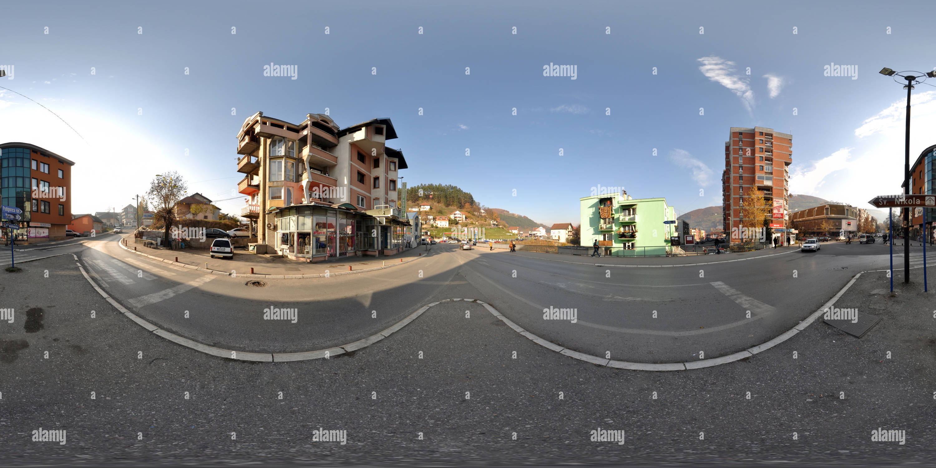 360° view of Bijelo Polje (November 2011 - Alamy