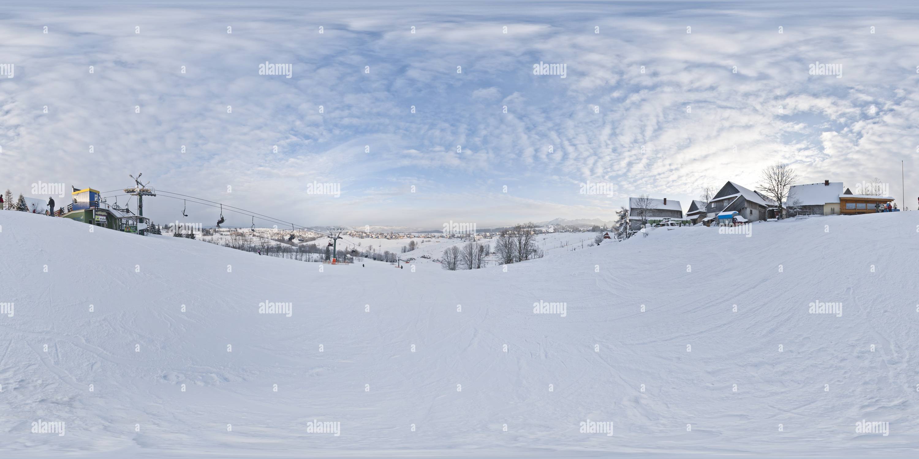360 degree panoramic view of Turnia Slope