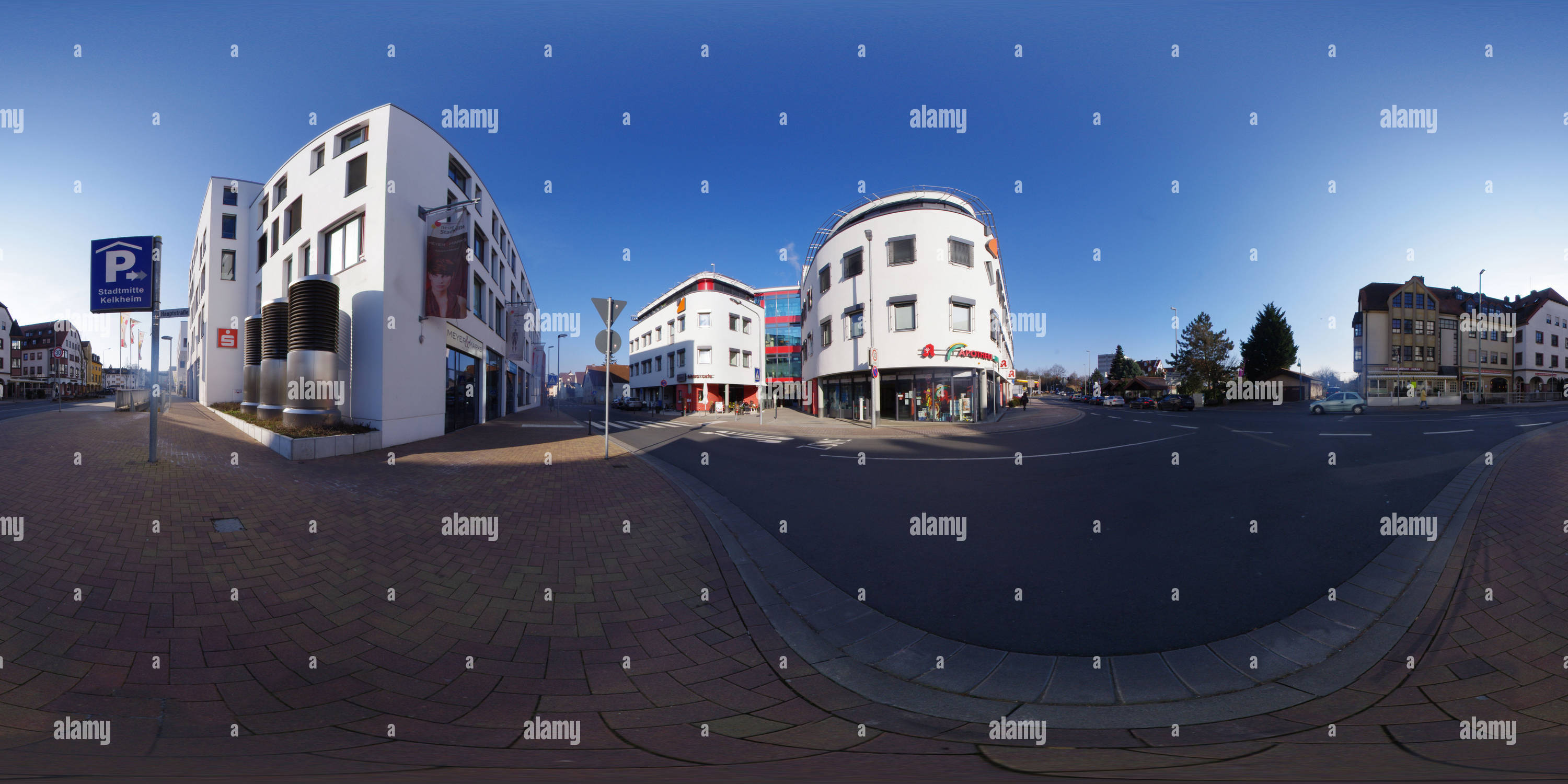 360° view of Inner City of Kelkheim, Hessen, Germany Alamy