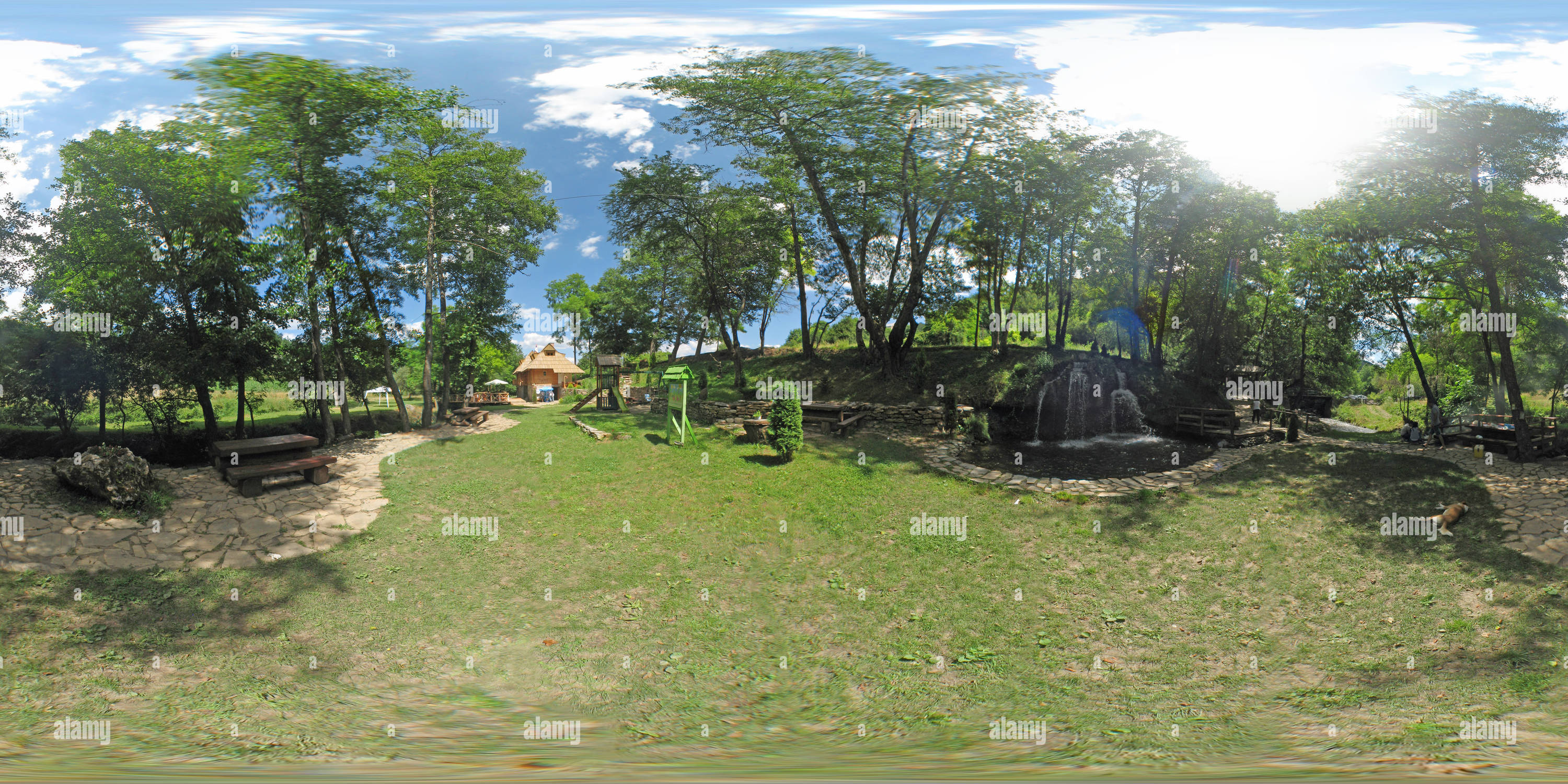 360° view of Raska - Gradac Spa - Alamy