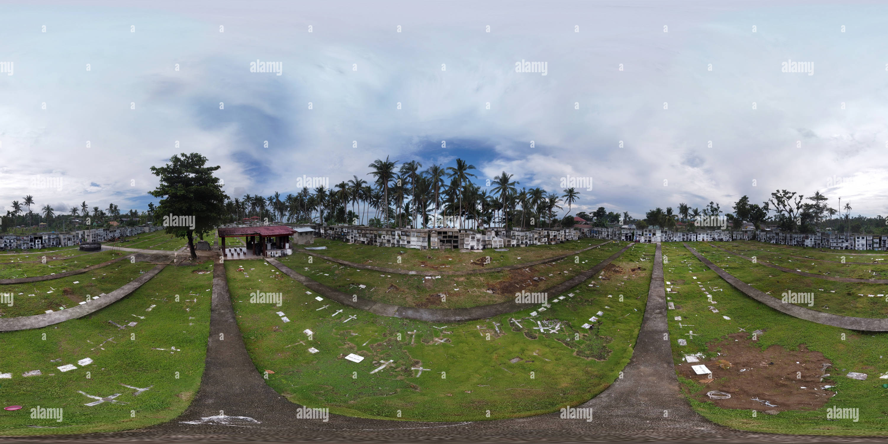360° view of Roman Catholic Cemetery, Bato, Leyte, Philippines - Alamy