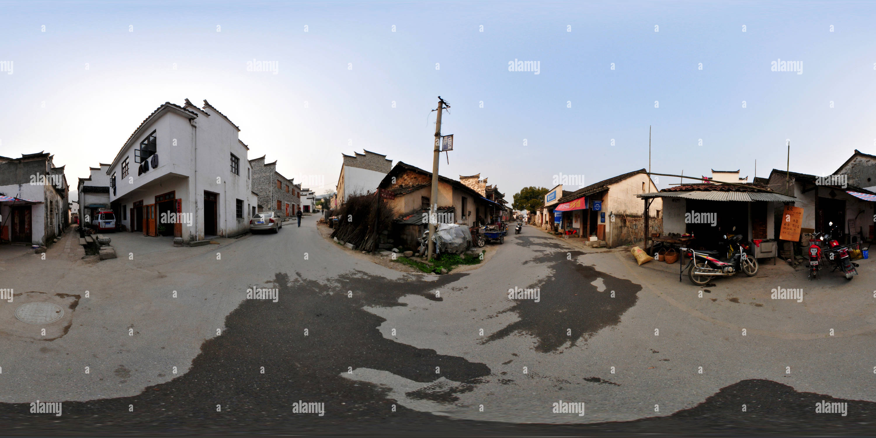 360° view of Origin of Zhaji ancient village 查济起源 (354 Alamy