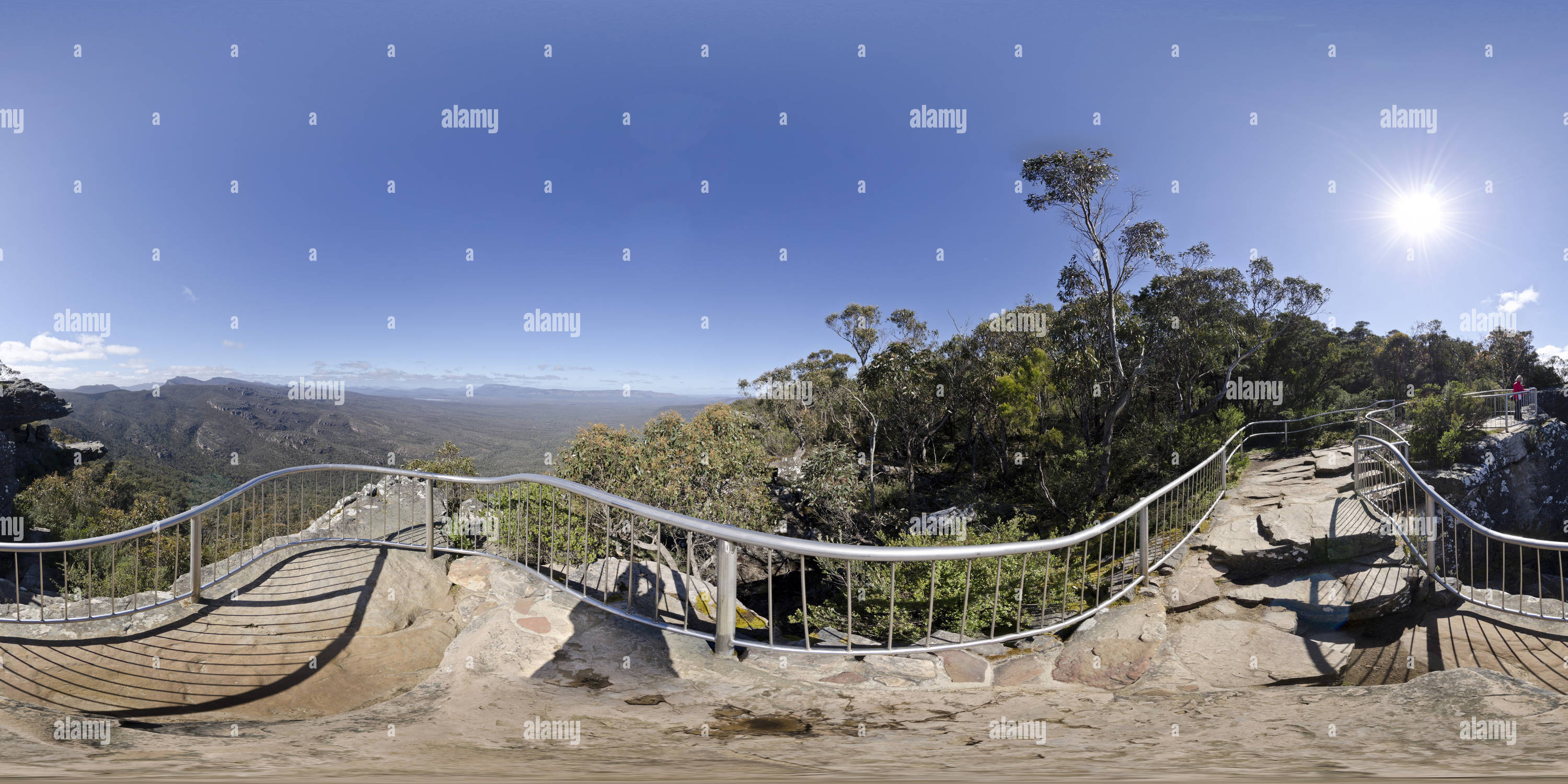 360° view of Grampians - Reed Lookout - Alamy