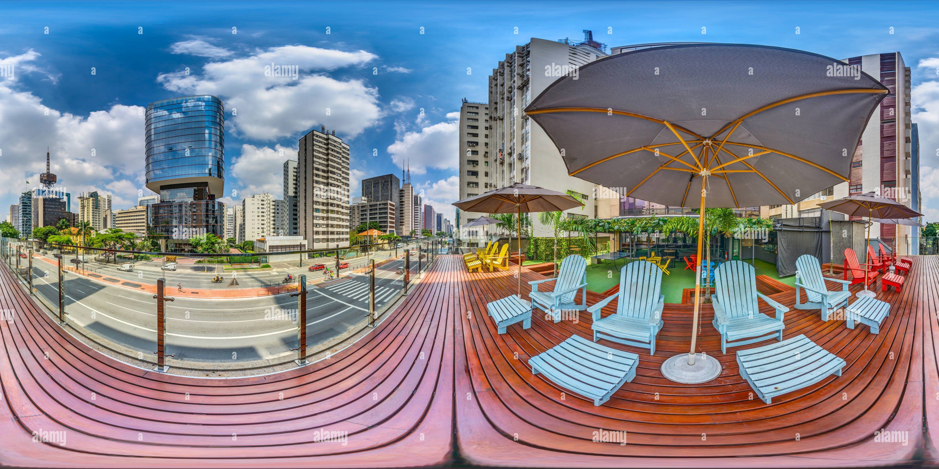 360° view of São Paulo / Brasil - Alamy