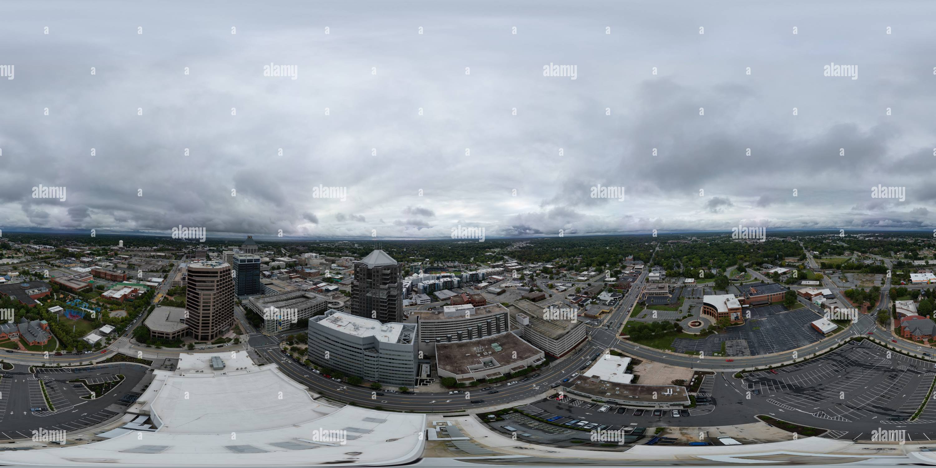 360° view of Above Greensboro near the Tanger Center - Alamy