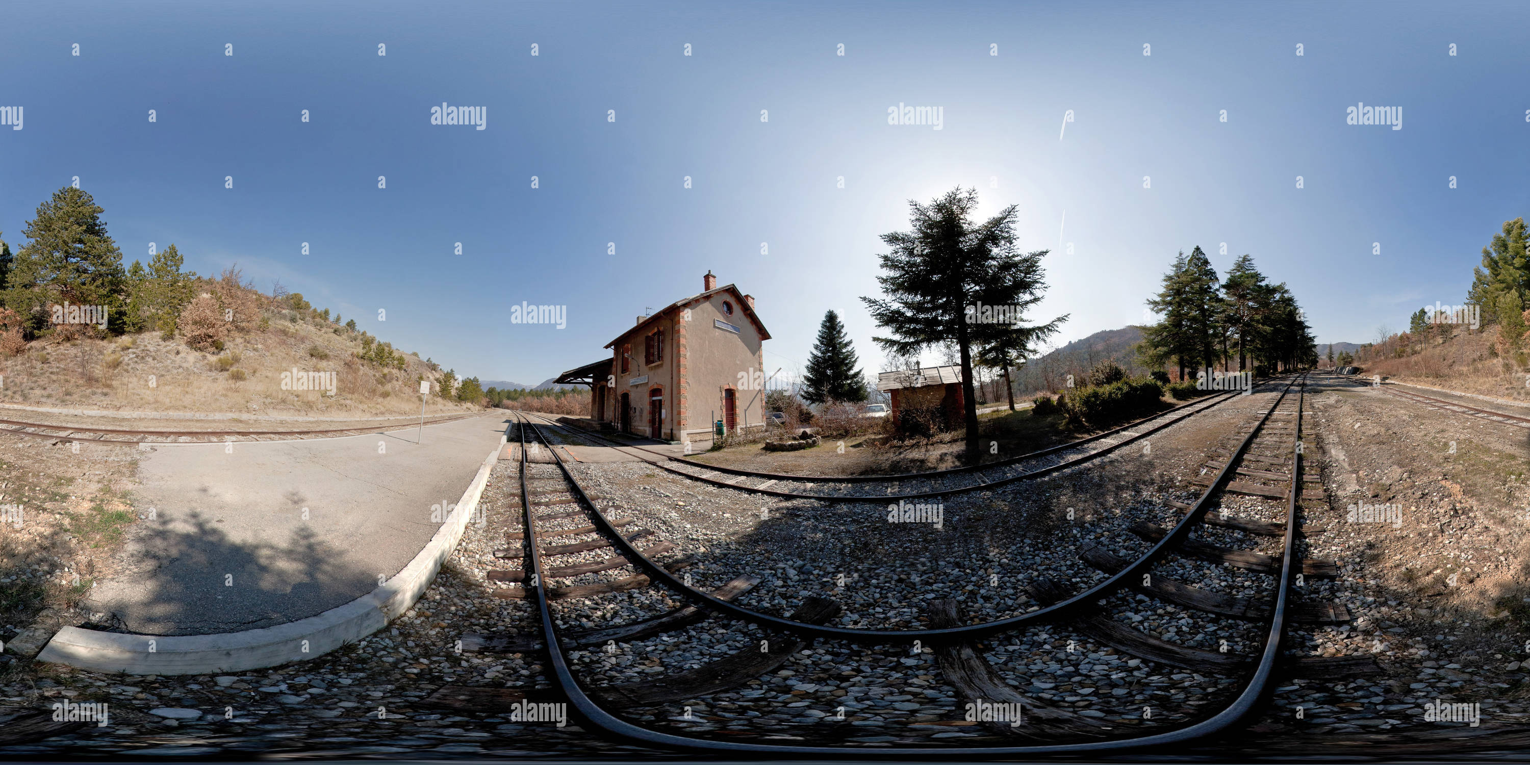 360° view of La gare de Mézel Alamy
