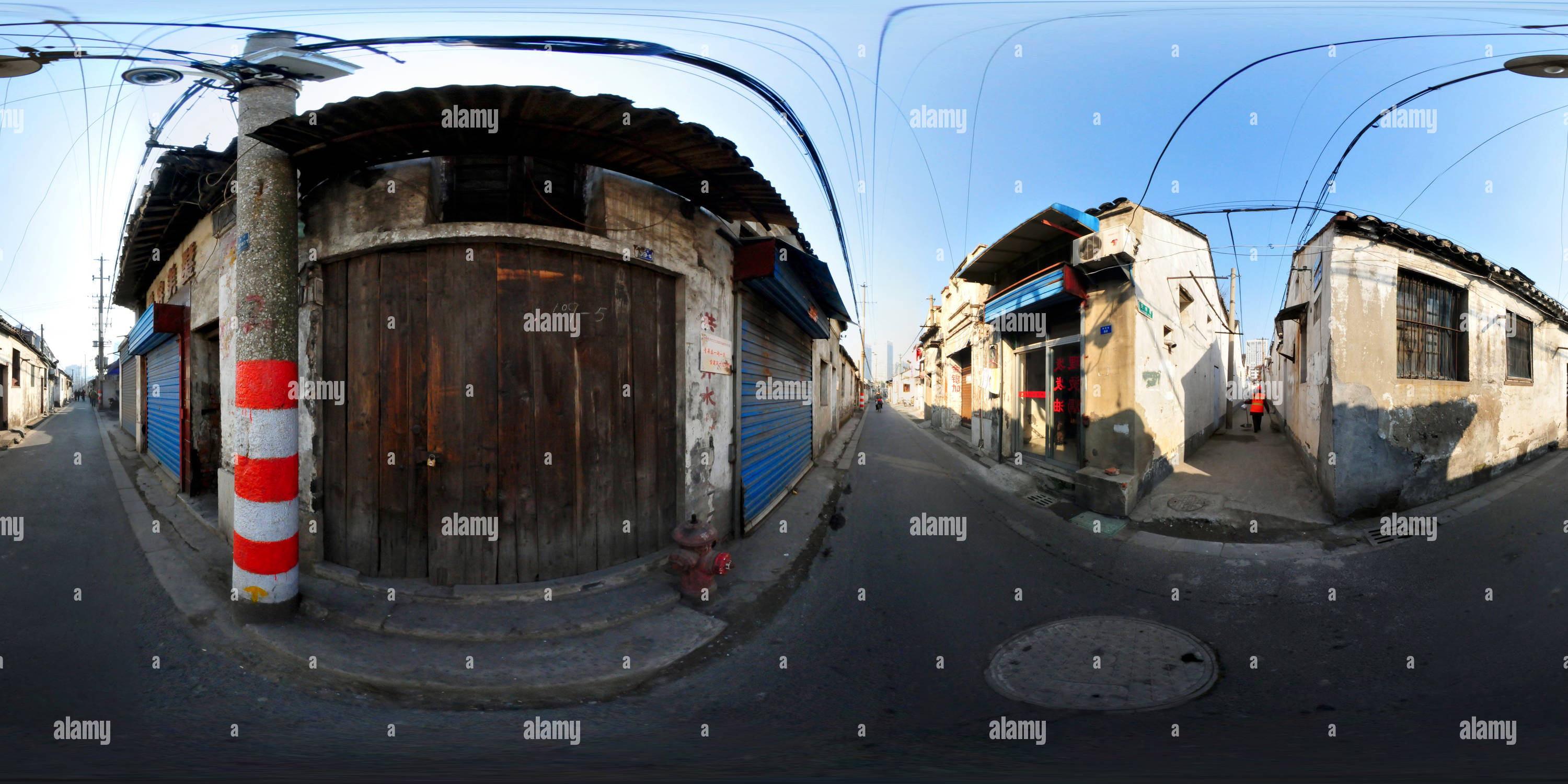 360° view of Qingguo Lane-tianjing lane 青果巷-天井巷 (019 - Alamy