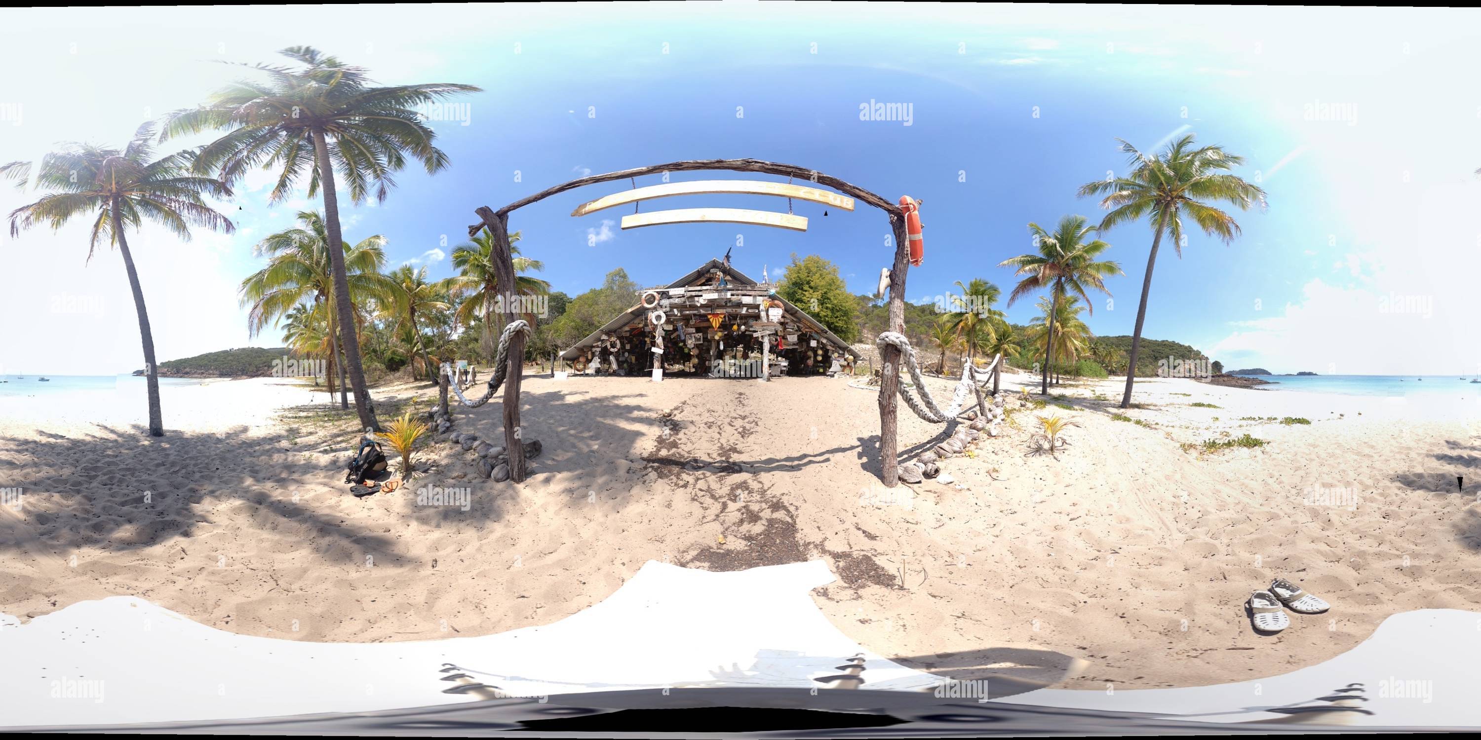 360° view of Percy Island Hilton, Queensland - Alamy