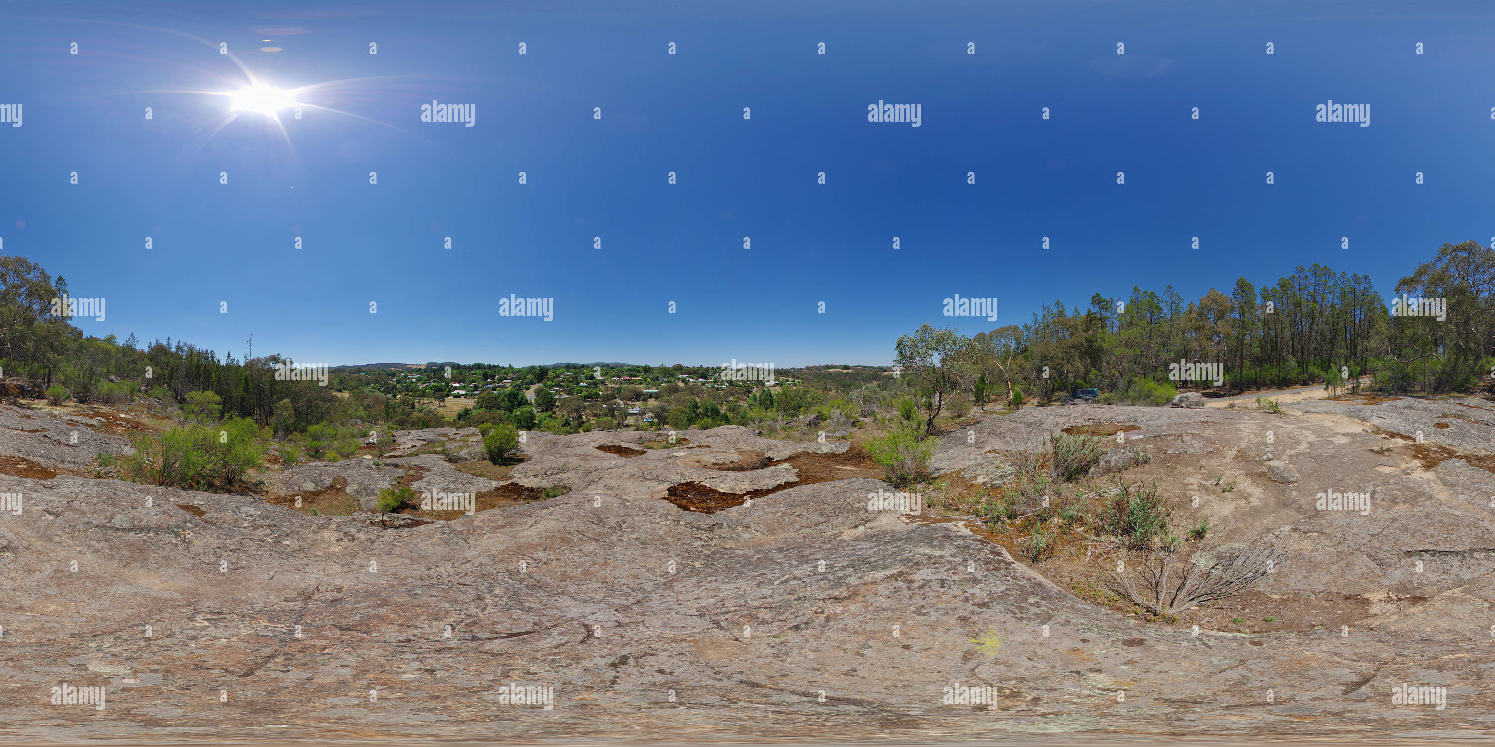 360° view of View from Road scenic drive in Beechworth Alamy