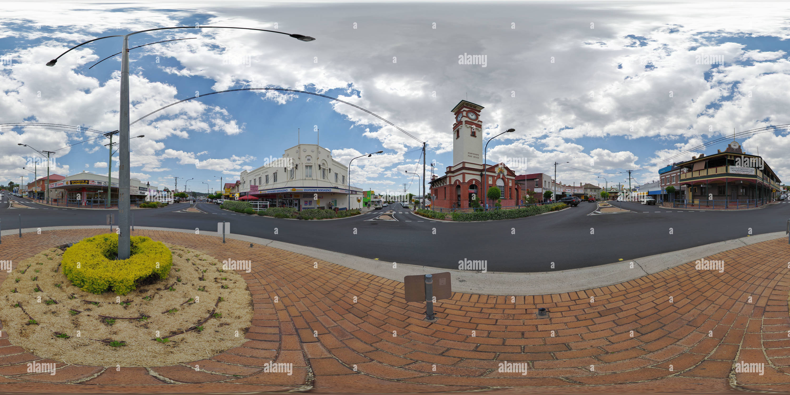 360° view of Stanthorpe Maryland Street and Post Office Alamy