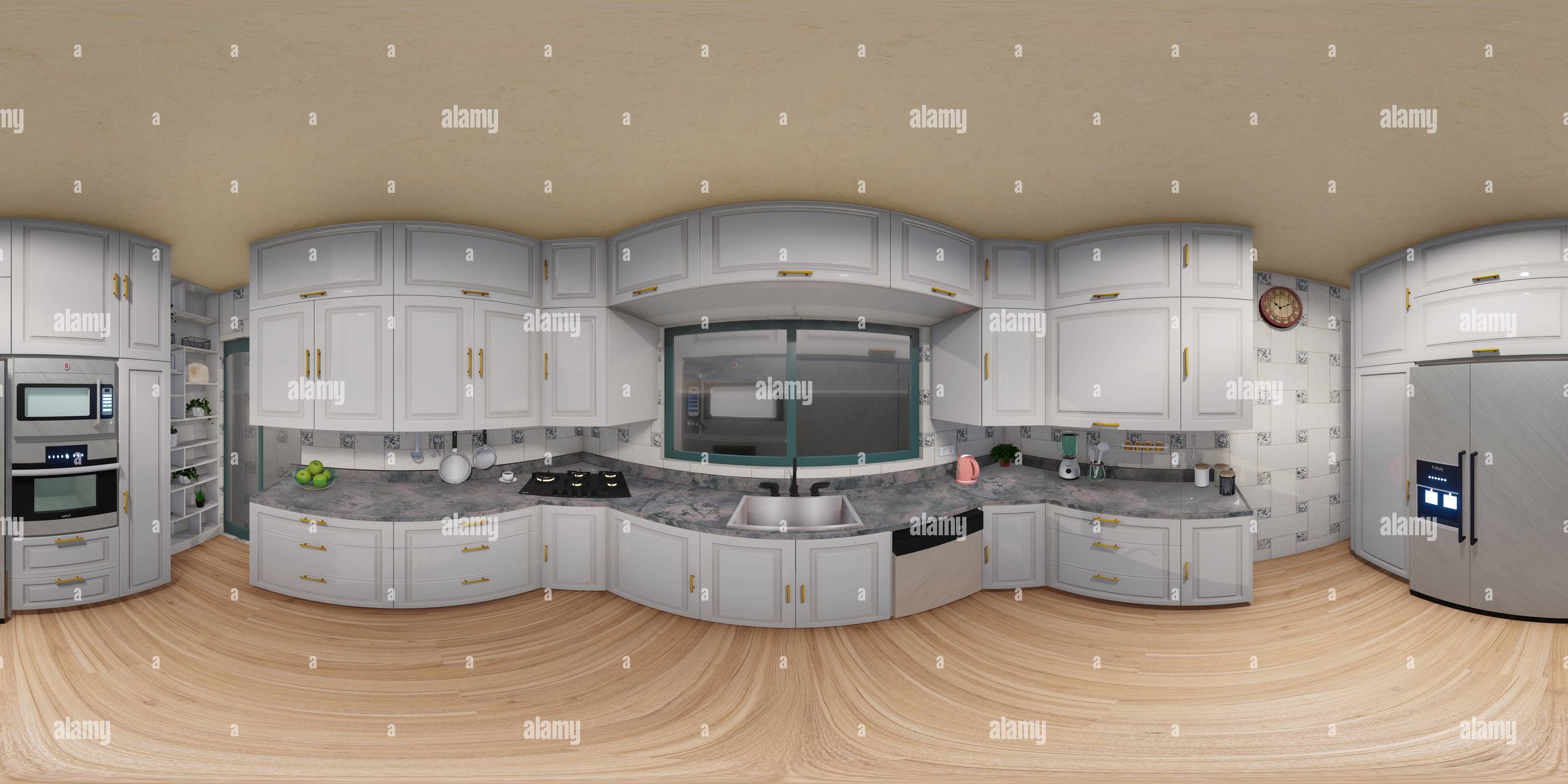 3d kitchen hi-res stock photography and images - Alamy