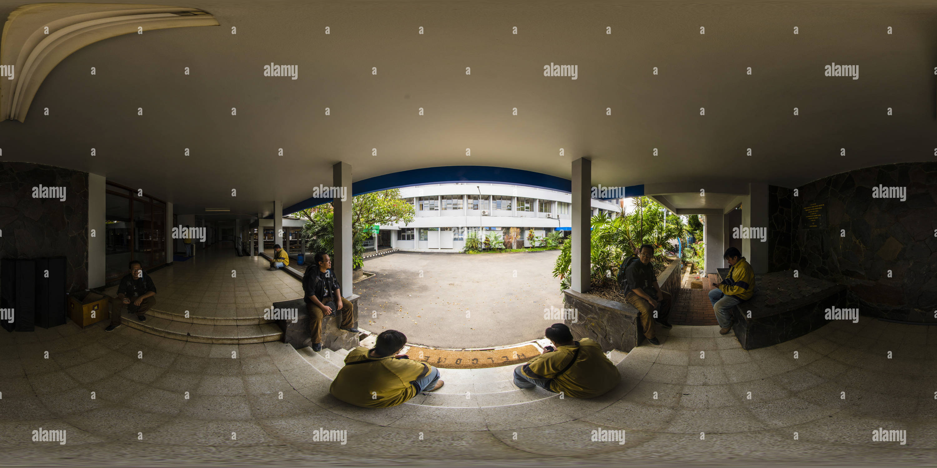 360 degree panoramic view of Parahyangan University - Selasar ARS - Bandung