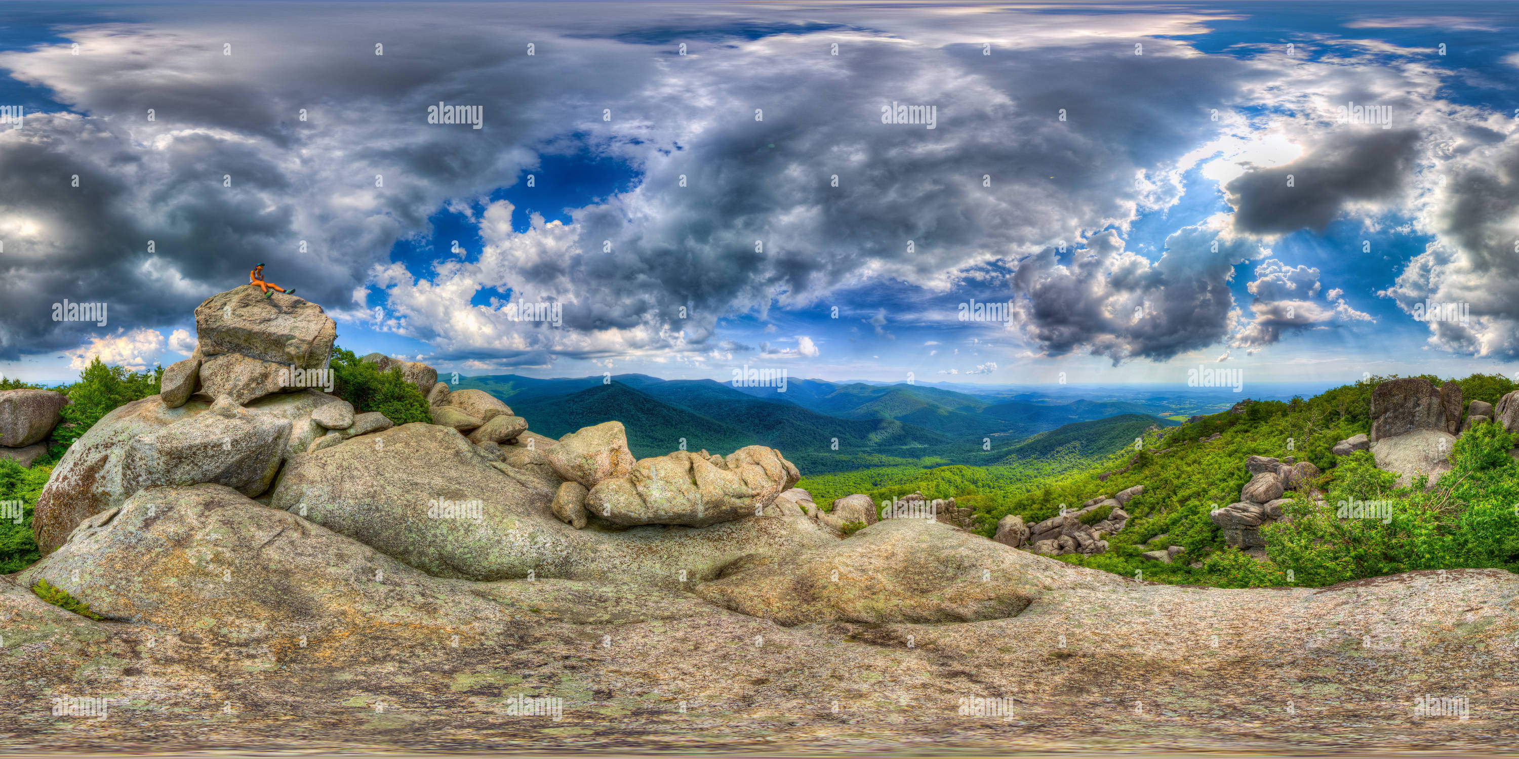 360° view of On top of Old Rag Alamy