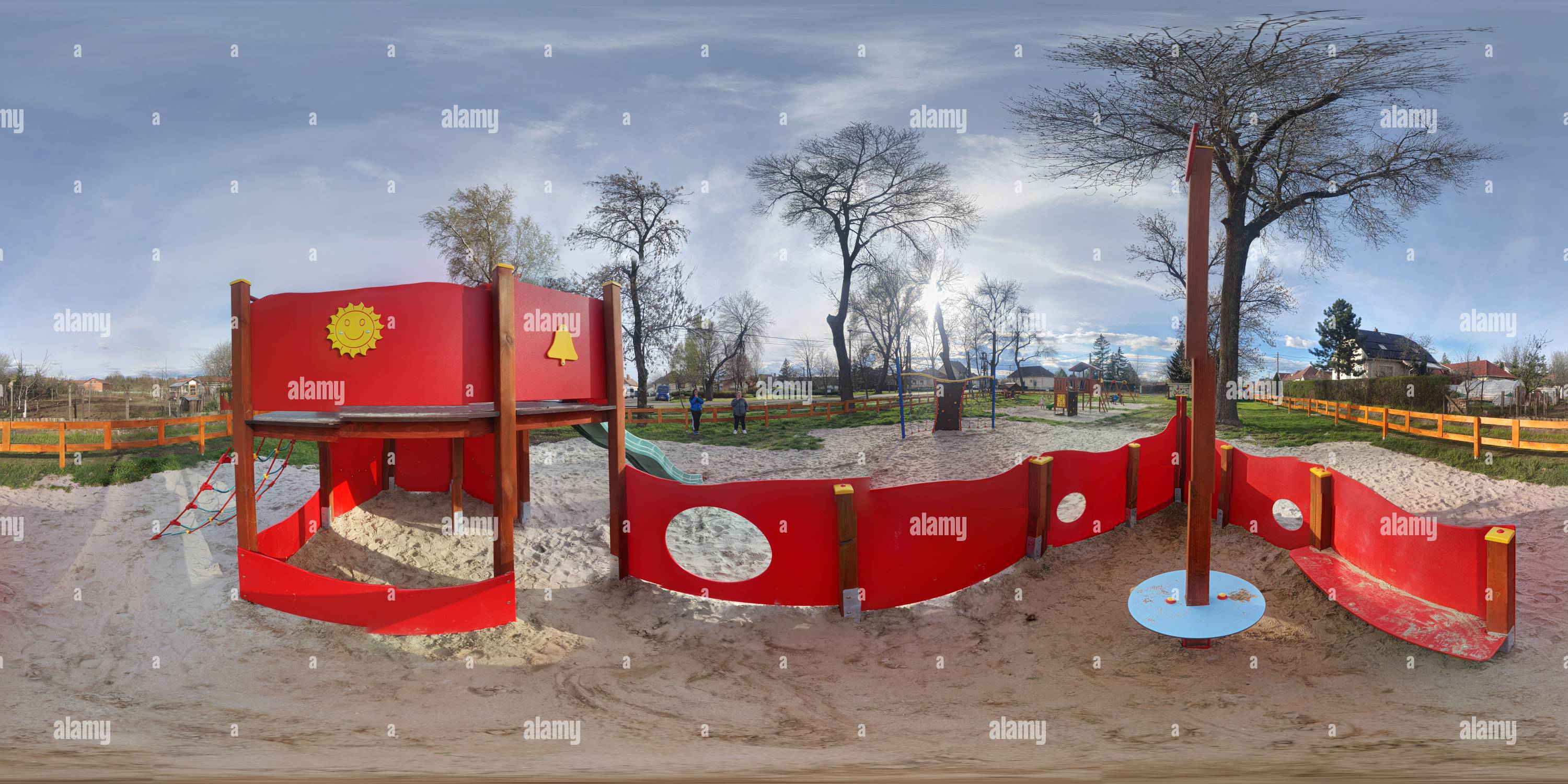 360 degree panoramic view of Playground, Nagyréde