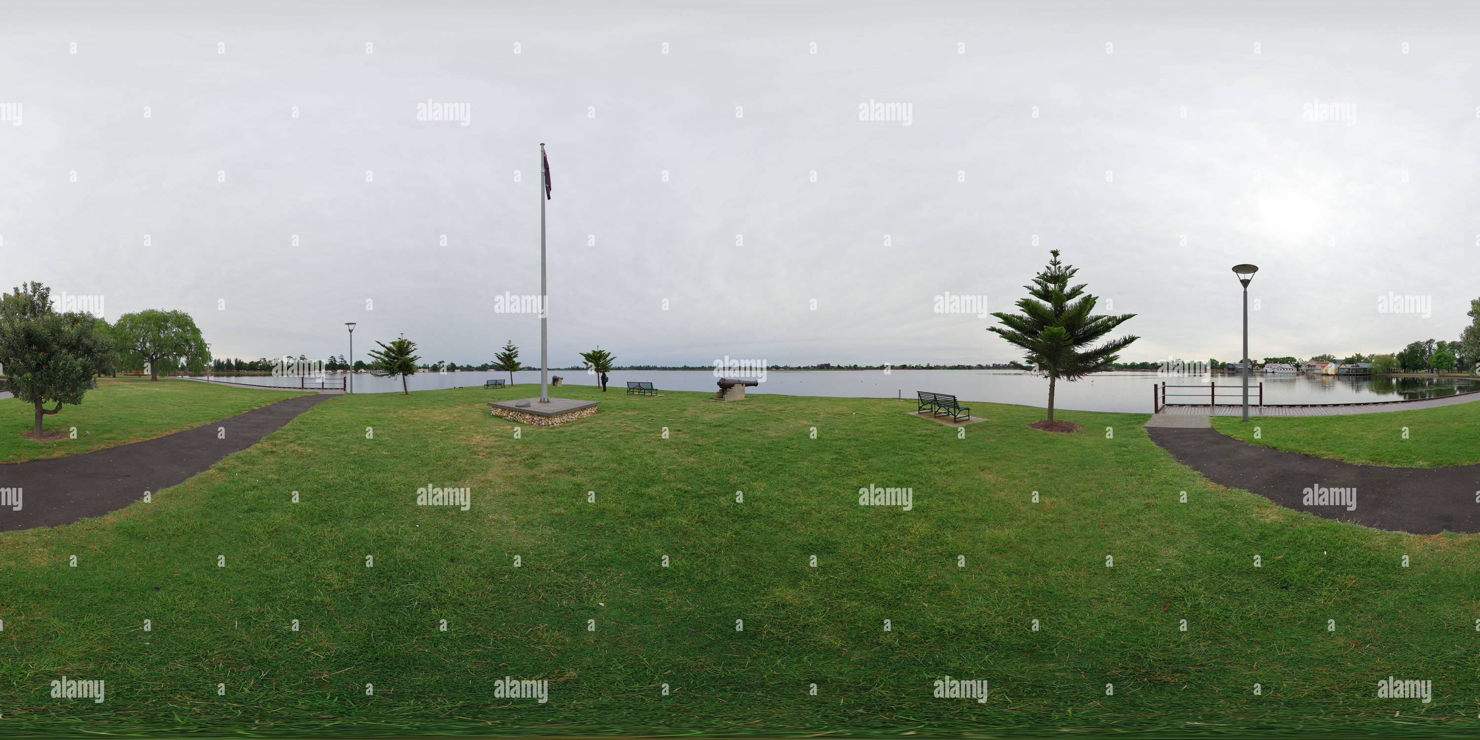 360° view of View Point at Lake Wendouree in Ballarat Alamy