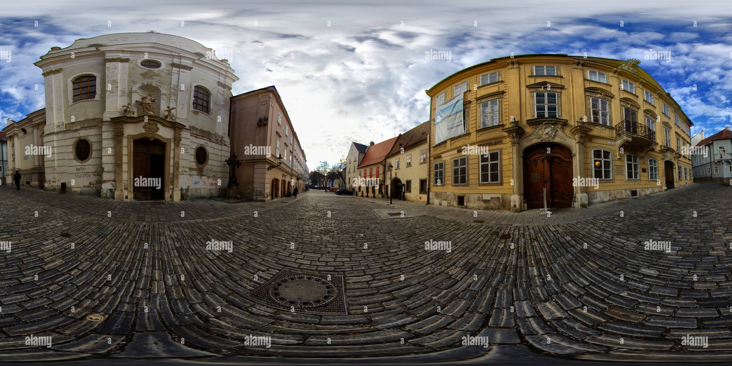 360° view of Bratislava Františkánske námestie Alamy