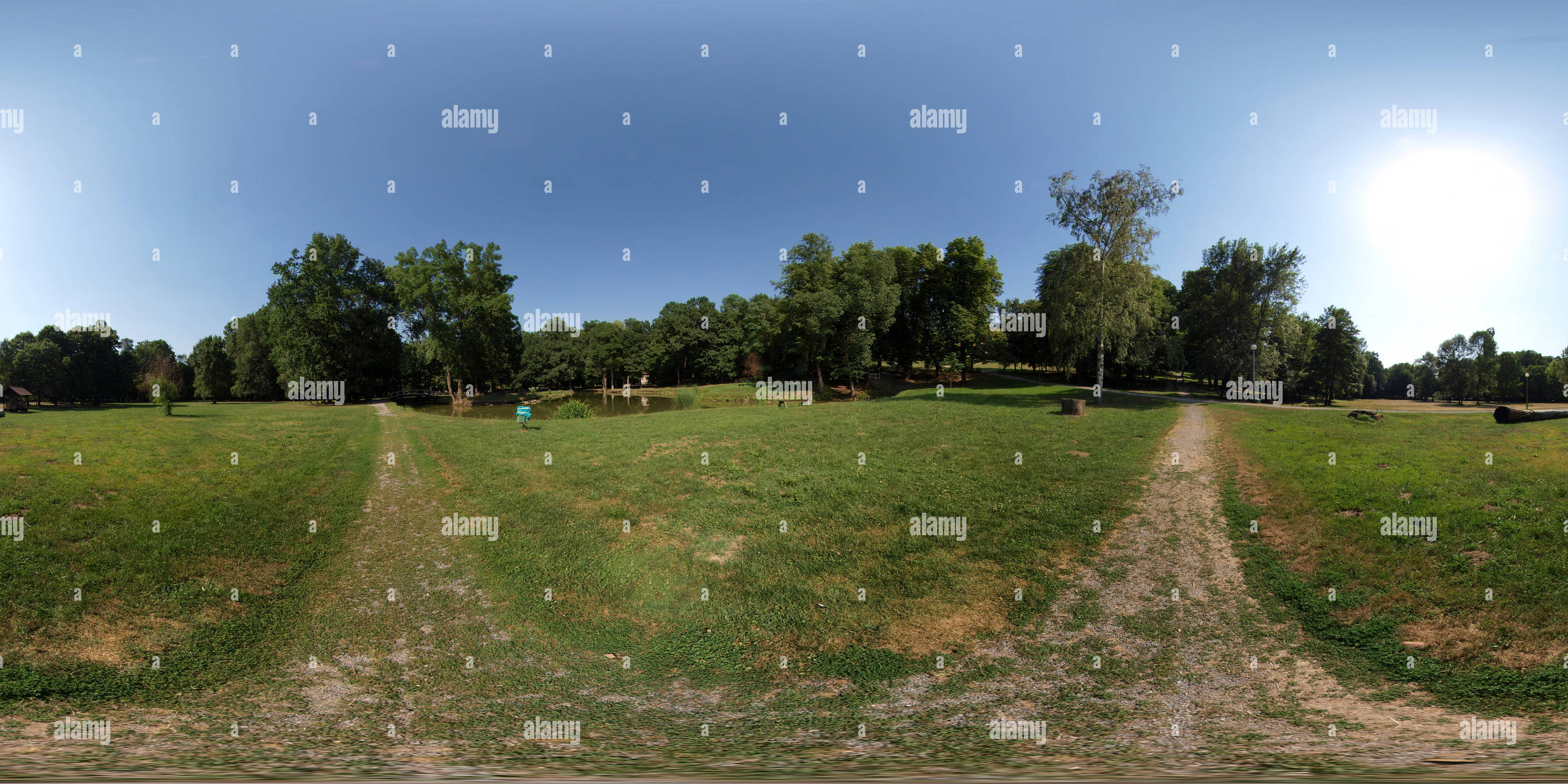 360° view of Big park in Našice 1 - Alamy