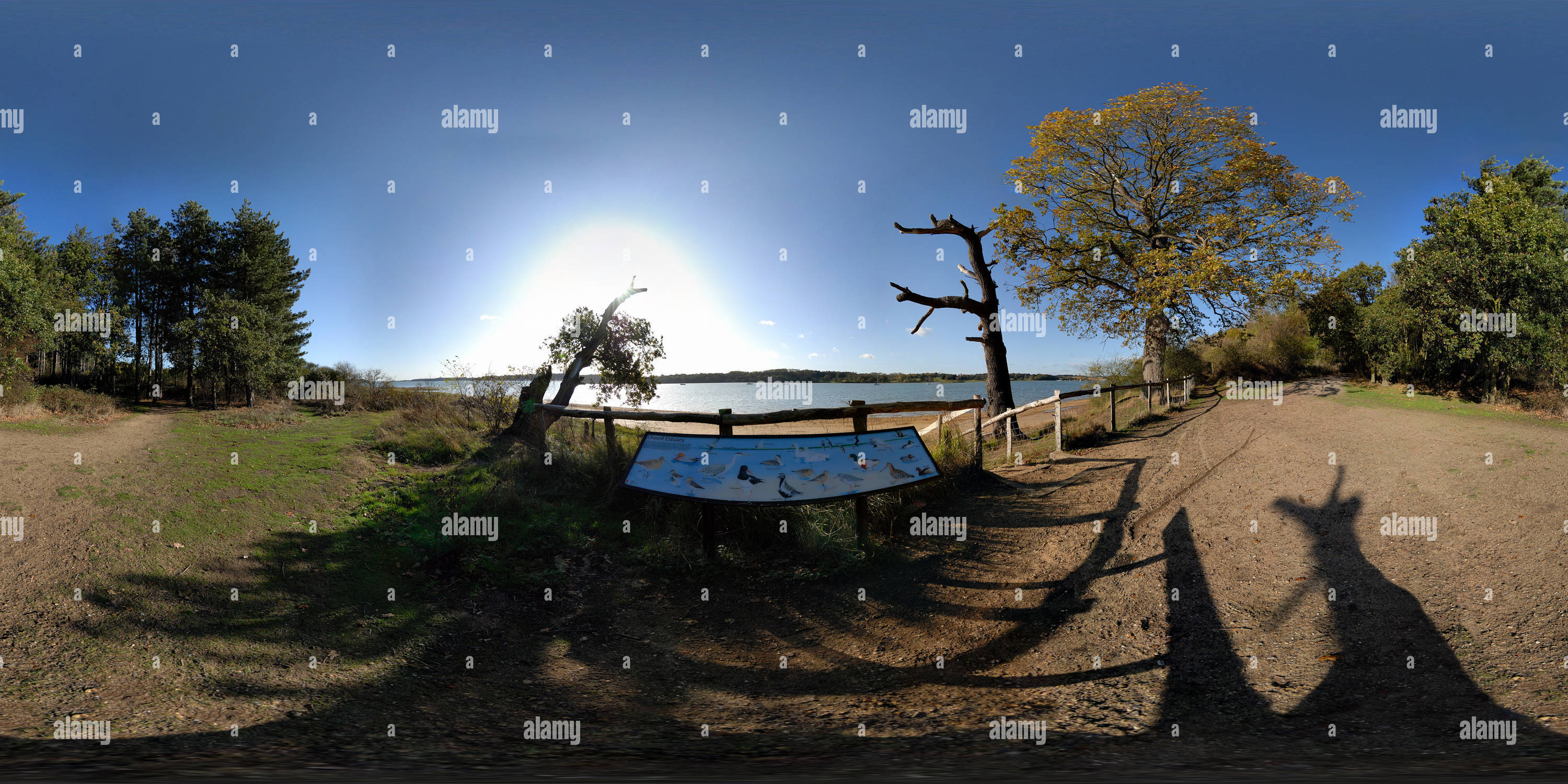 360° view of Orwell Country Park, Ipswich Alamy