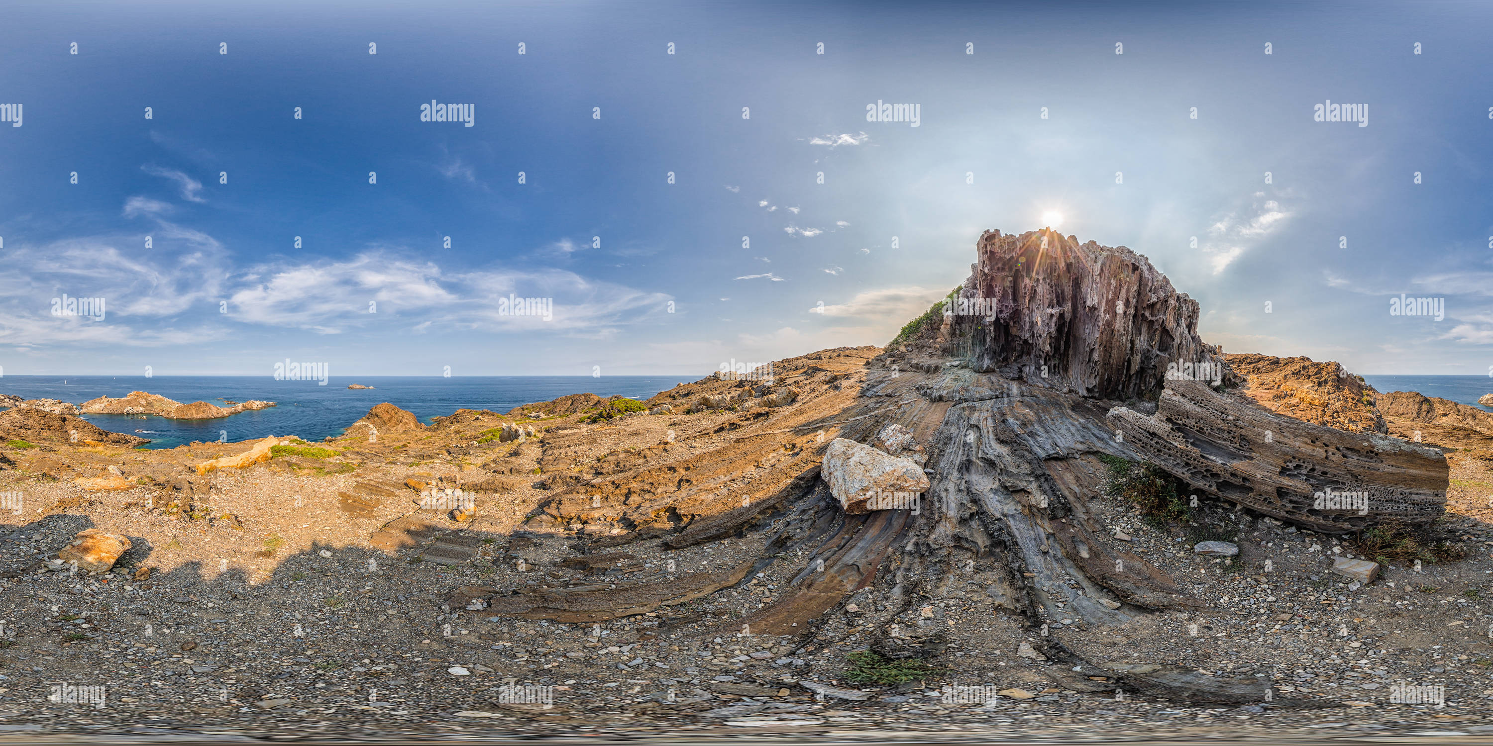 360° view of Parc Natural Cap de Creus - Alamy