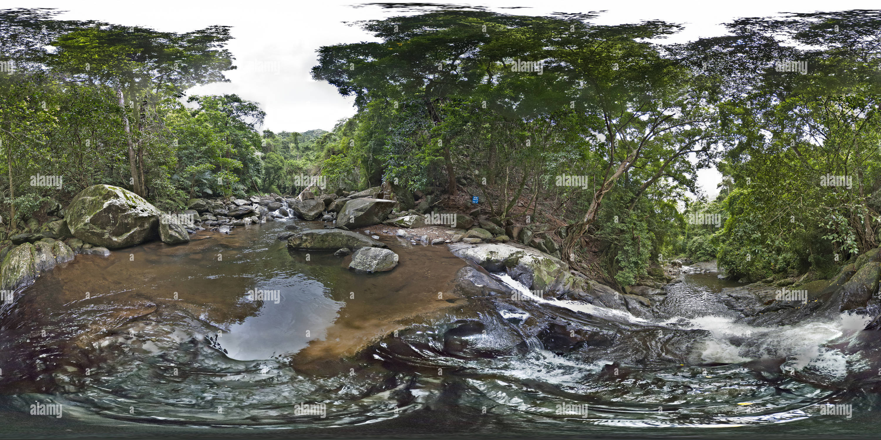 360° view of Pa La-U Waterfall - Alamy