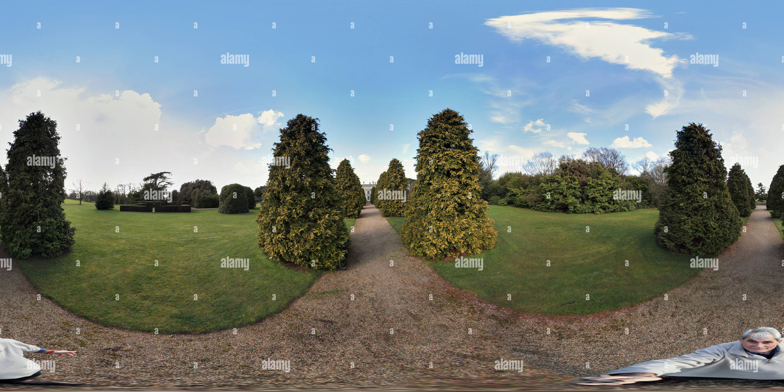 360° view of Chantry Park Ipswich Suffolk Alamy